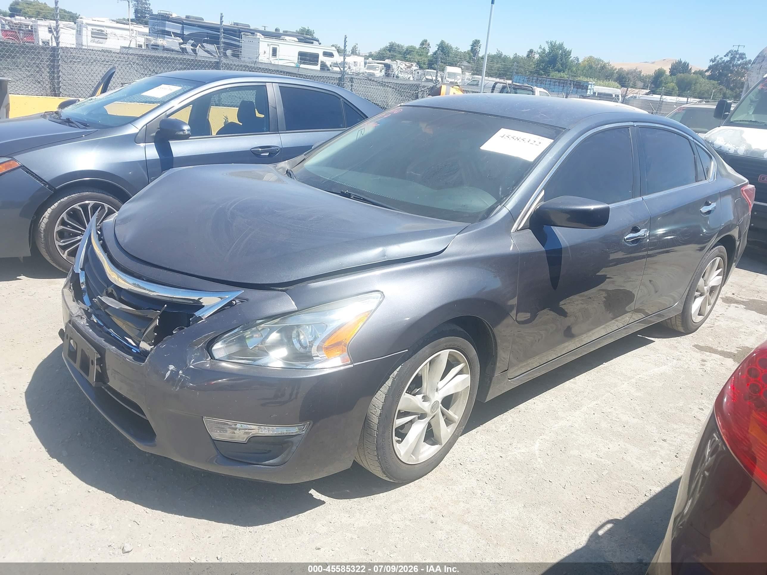 2013 Nissan Altima 2.5 Sv Серый vin: 1N4AL3AP0DN537376
