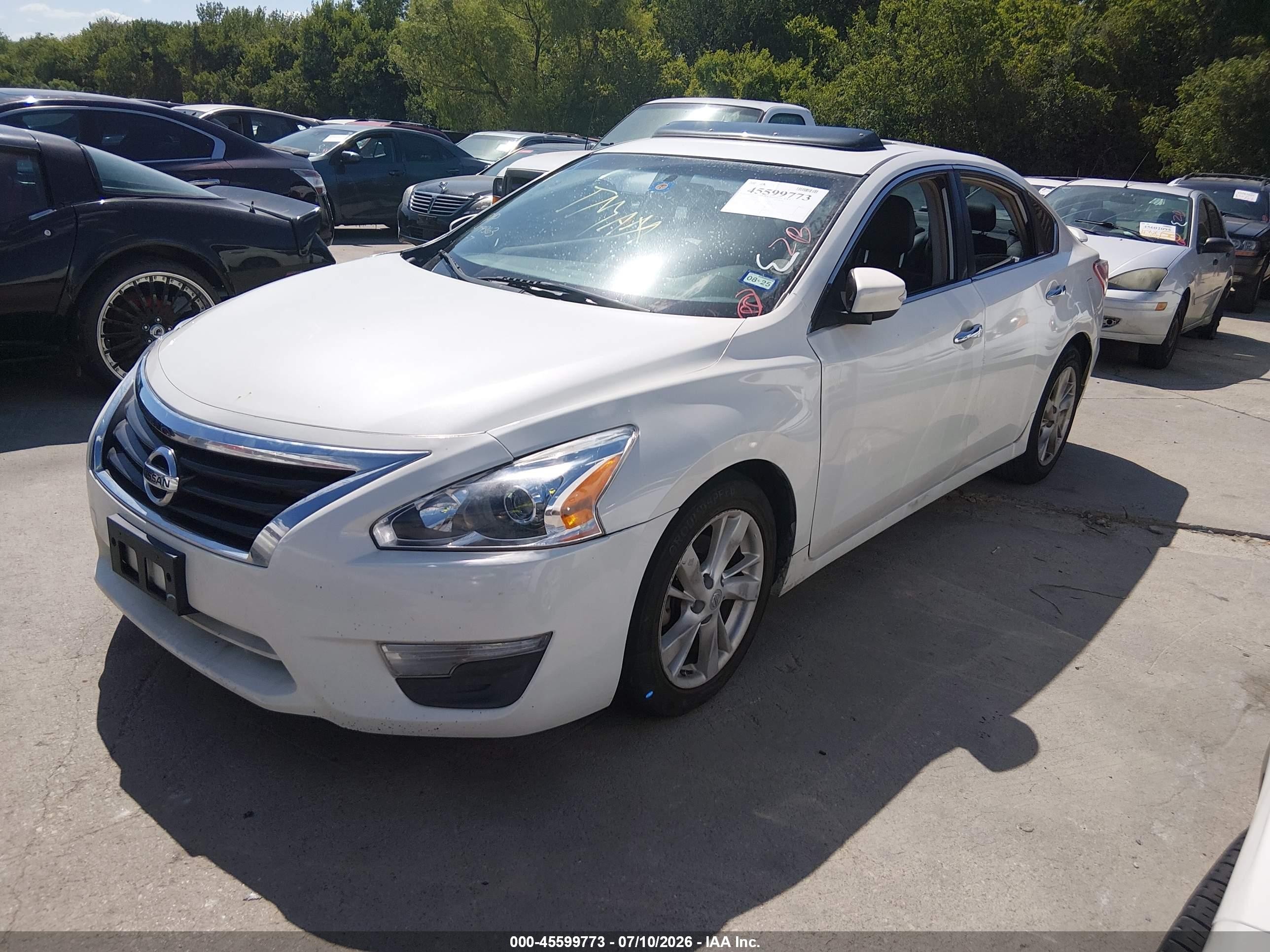 2013 Nissan Altima 2.5 Sl White vin: 1N4AL3AP0DN538947
