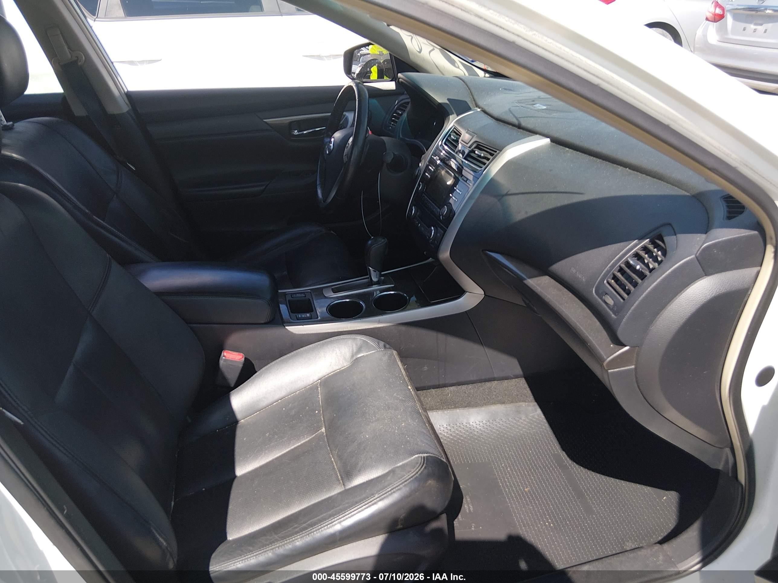 2013 Nissan Altima 2.5 Sl White vin: 1N4AL3AP0DN538947