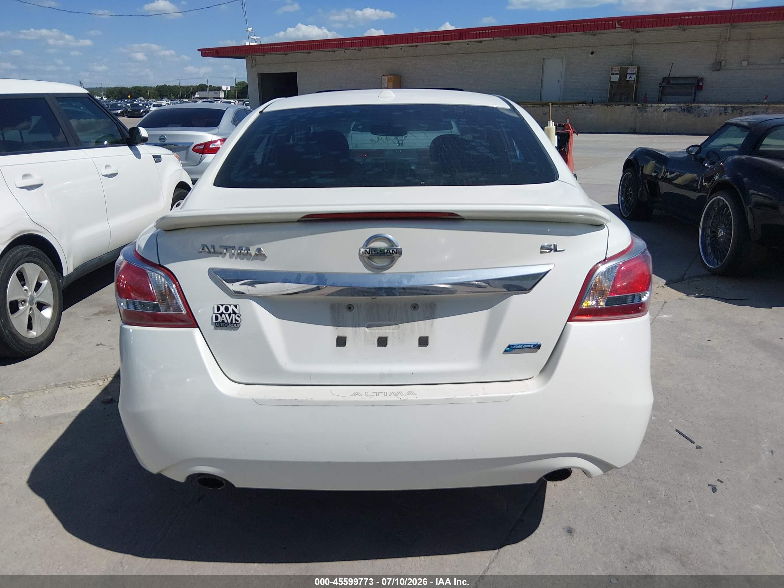 2013 Nissan Altima 2.5 Sl White vin: 1N4AL3AP0DN538947