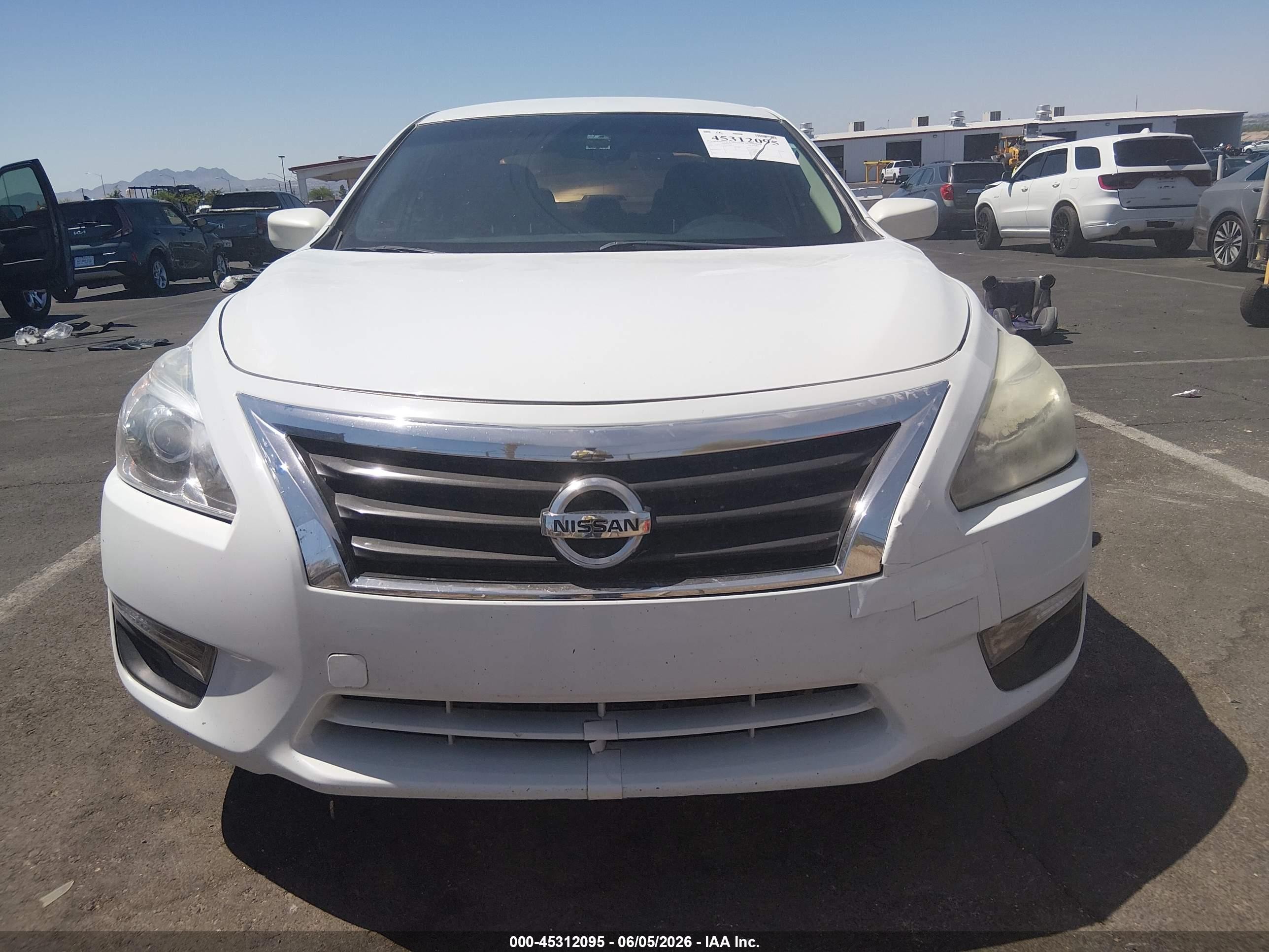 2013 Nissan Altima 2.5 S White vin: 1N4AL3AP0DN539354