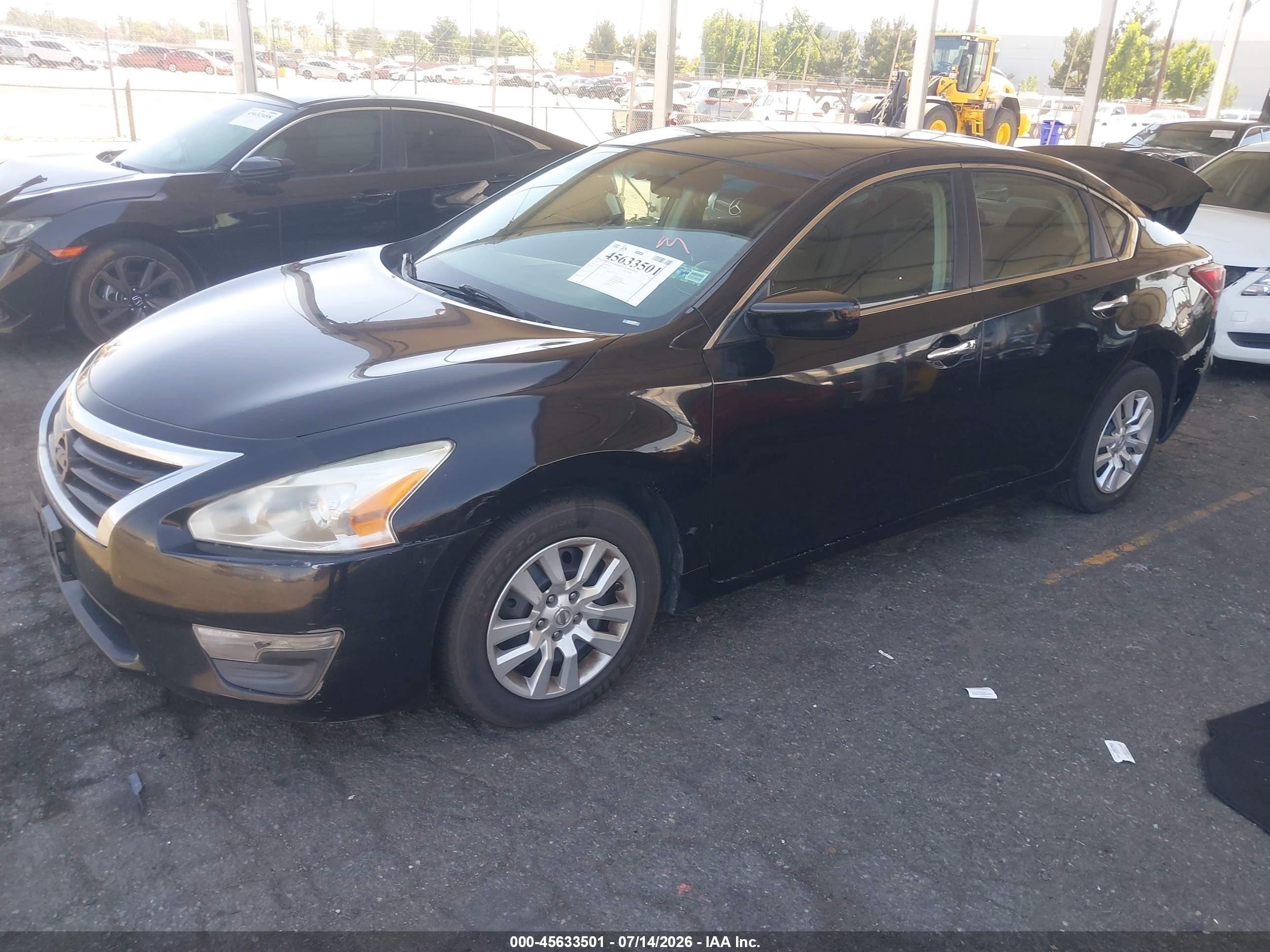 2013 Nissan Altima 2.5 S Black vin: 1N4AL3AP0DN541279