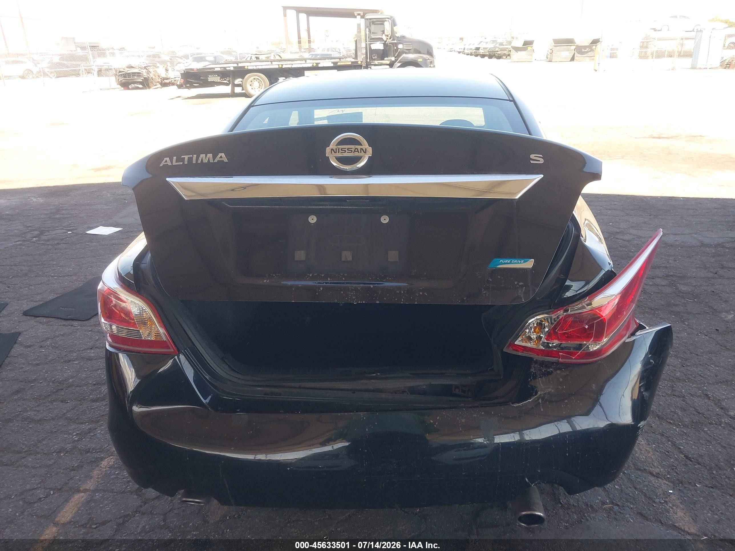 2013 Nissan Altima 2.5 S Black vin: 1N4AL3AP0DN541279