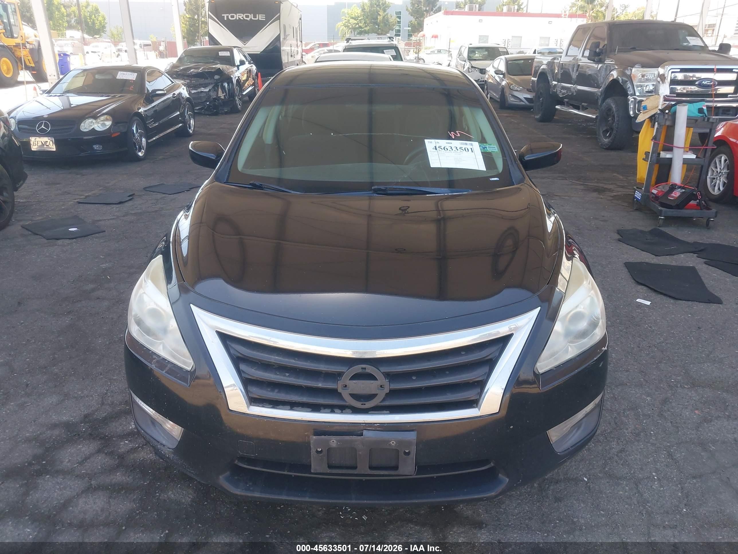 2013 Nissan Altima 2.5 S Black vin: 1N4AL3AP0DN541279
