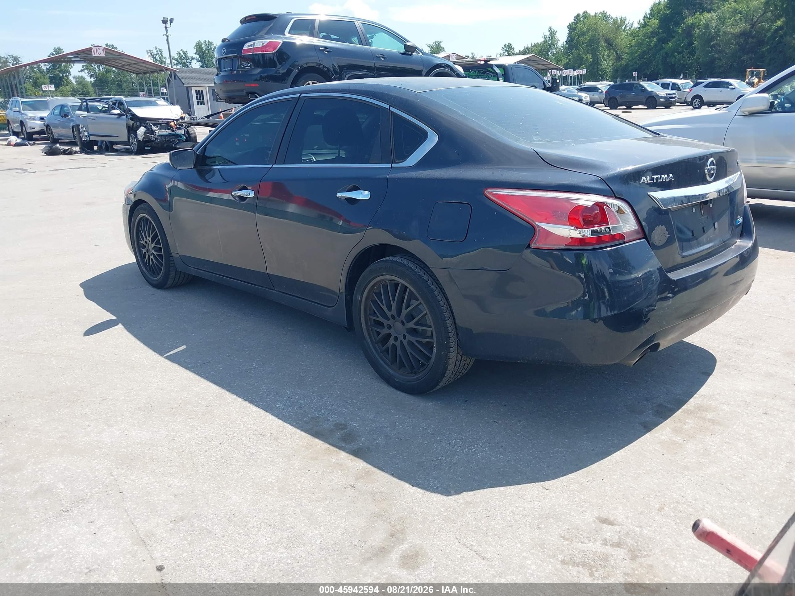 2013 Nissan Altima 2.5 S Black vin: 1N4AL3AP0DN558244