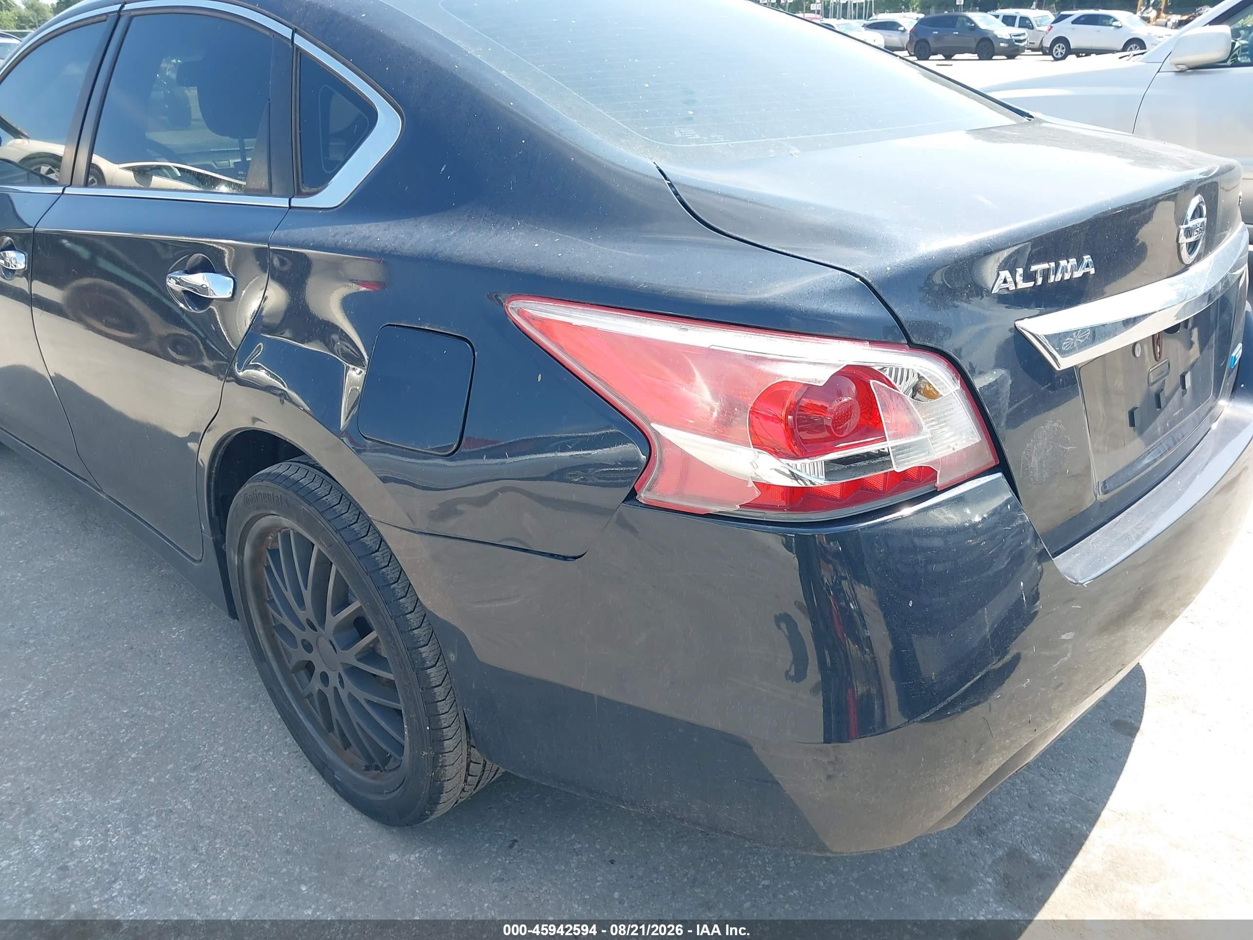 2013 Nissan Altima 2.5 S Black vin: 1N4AL3AP0DN558244