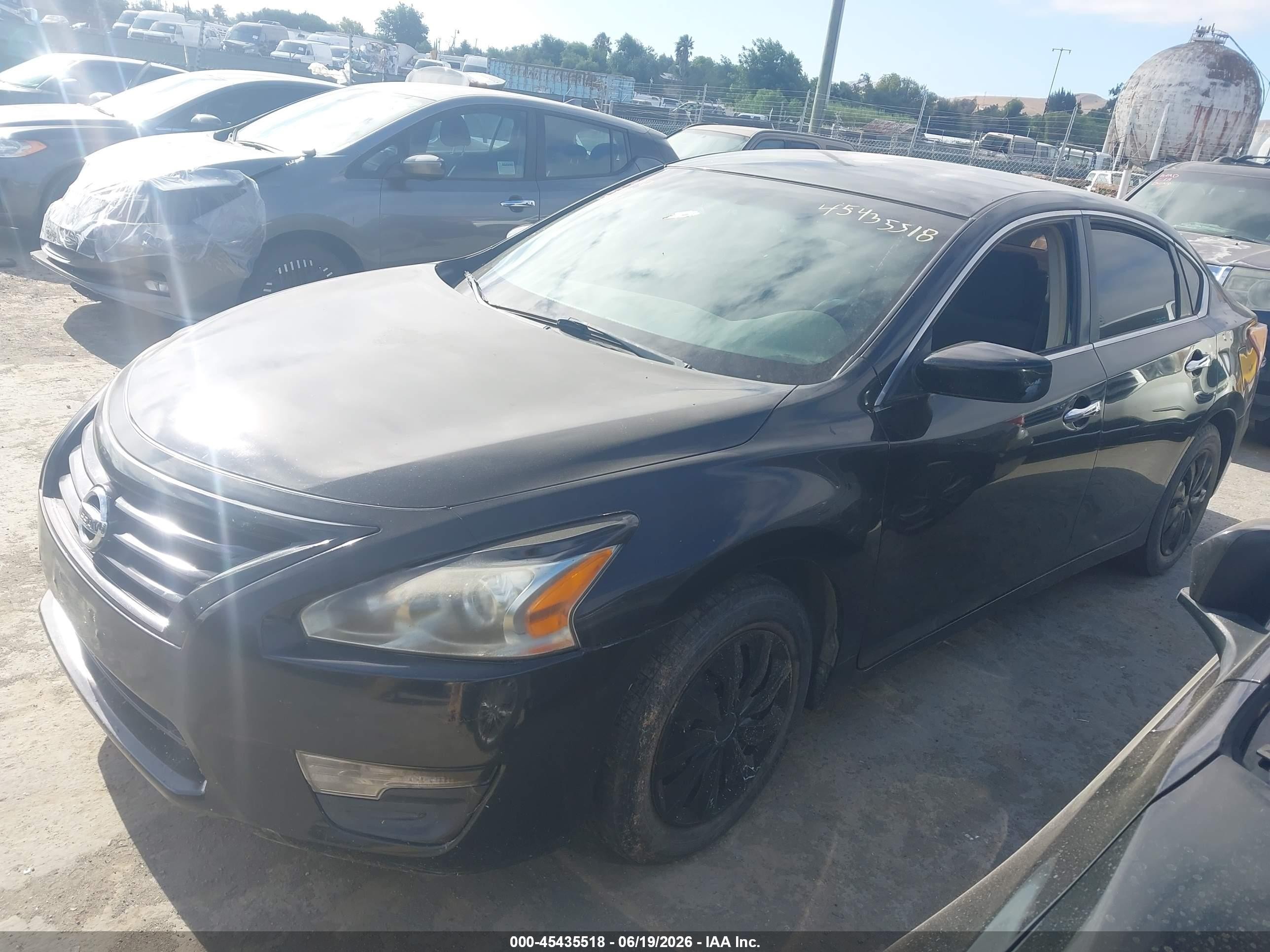 2013 Nissan Altima 2.5 S Black vin: 1N4AL3AP0DN561516