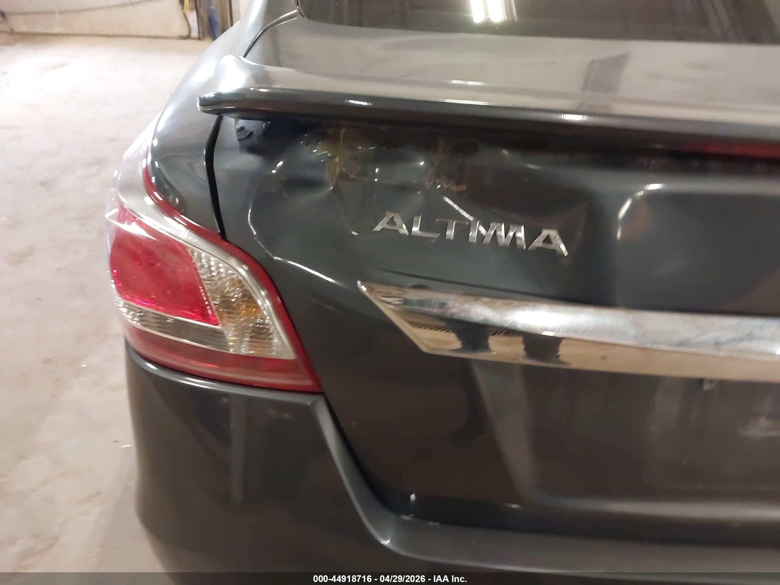 2013 Nissan Altima 2.5 Sl Black vin: 1N4AL3AP0DN568434