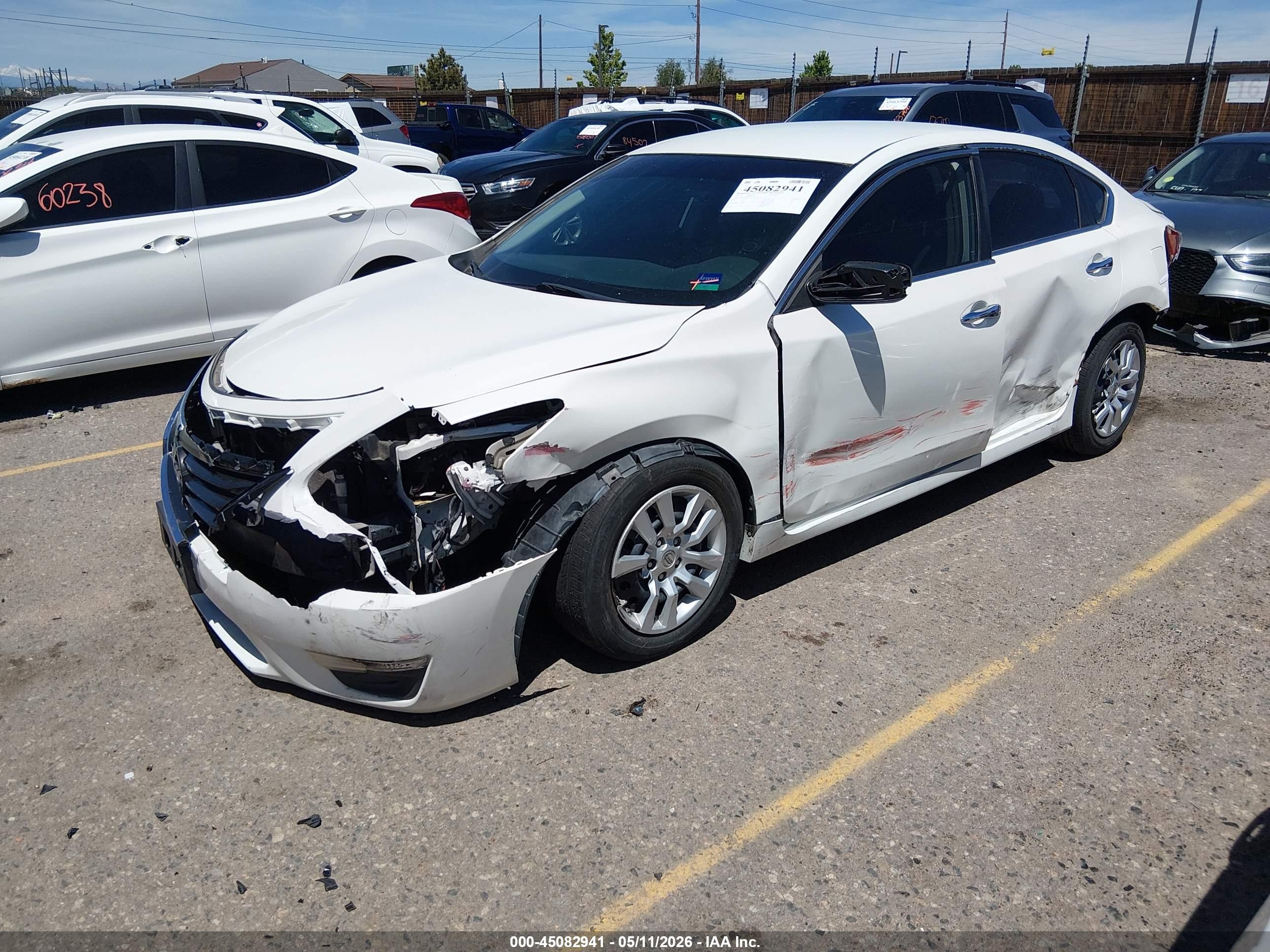 2013 Nissan Altima 2.5 S White vin: 1N4AL3AP0DN571401