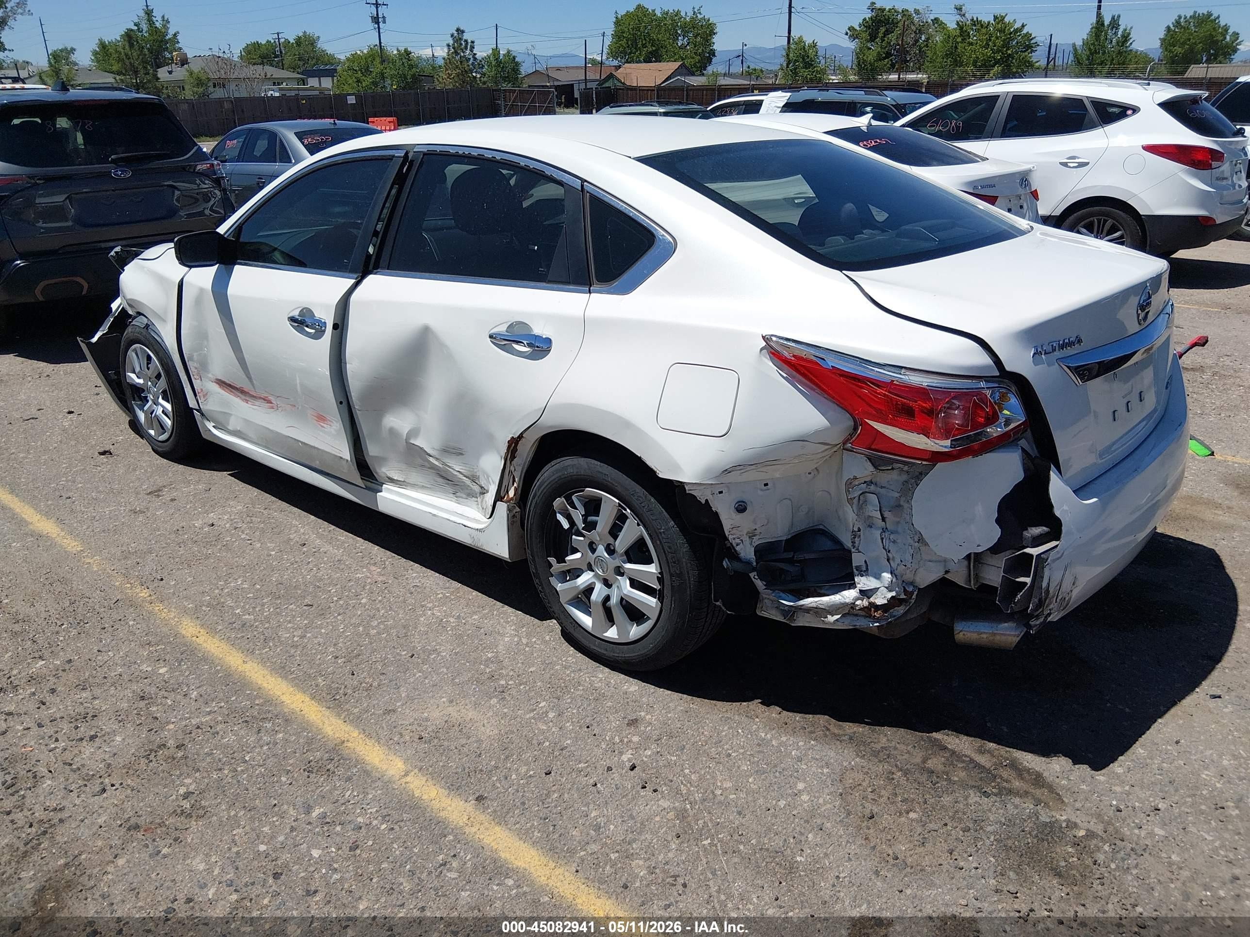 2013 Nissan Altima 2.5 S White vin: 1N4AL3AP0DN571401