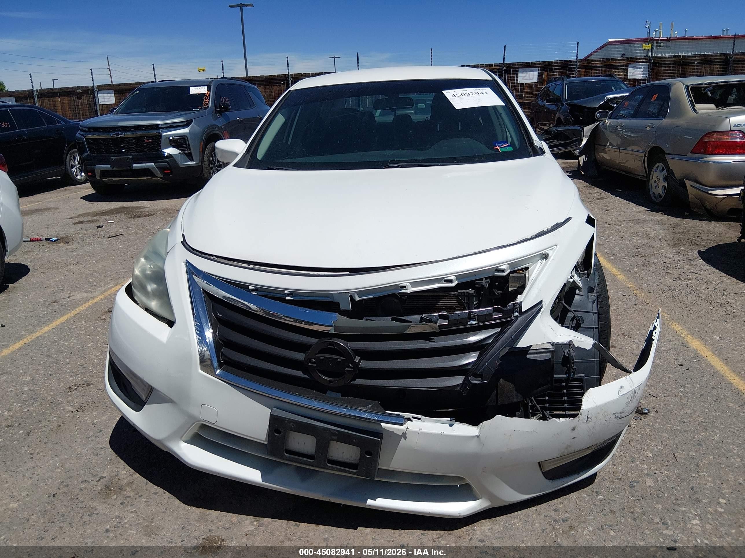 2013 Nissan Altima 2.5 S White vin: 1N4AL3AP0DN571401