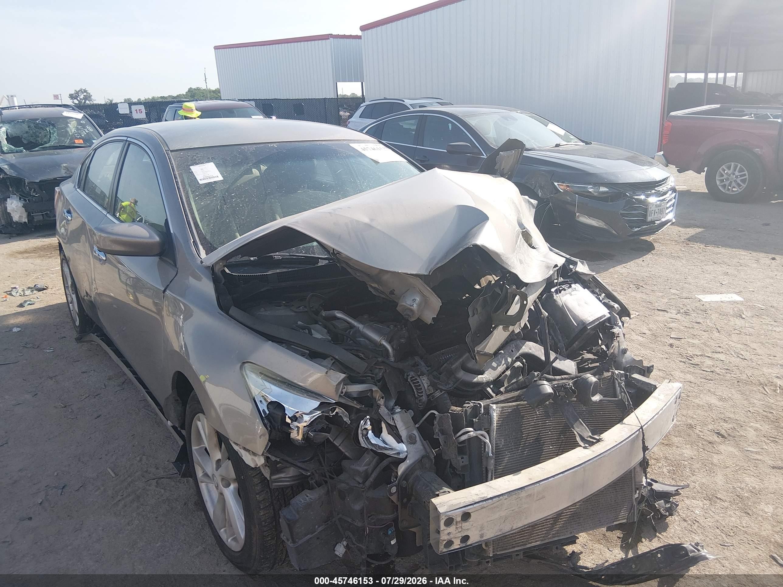 2013 Nissan Altima 2.5 Sv Beige vin: 1N4AL3AP0DN572113