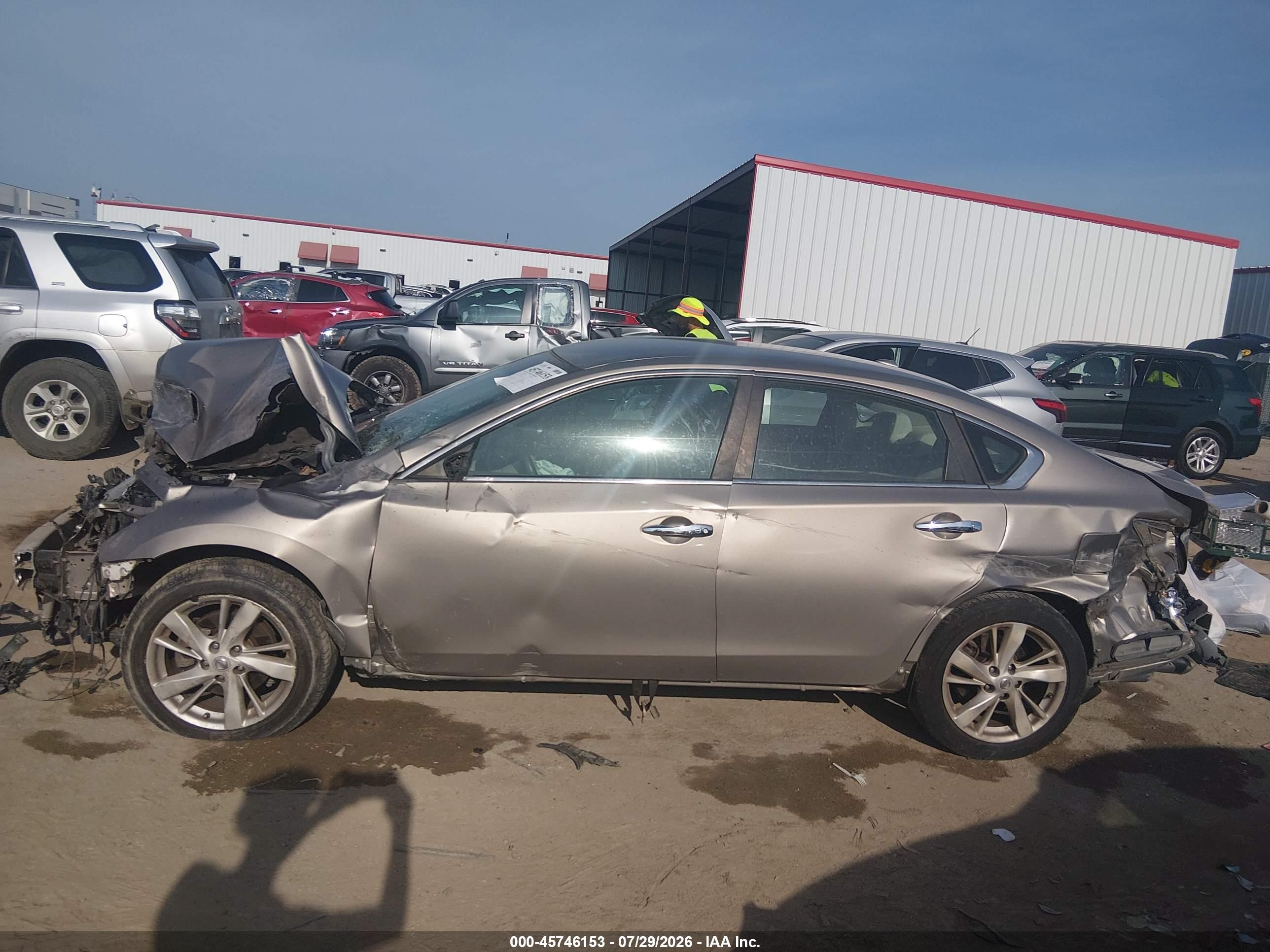 2013 Nissan Altima 2.5 Sv Beige vin: 1N4AL3AP0DN572113