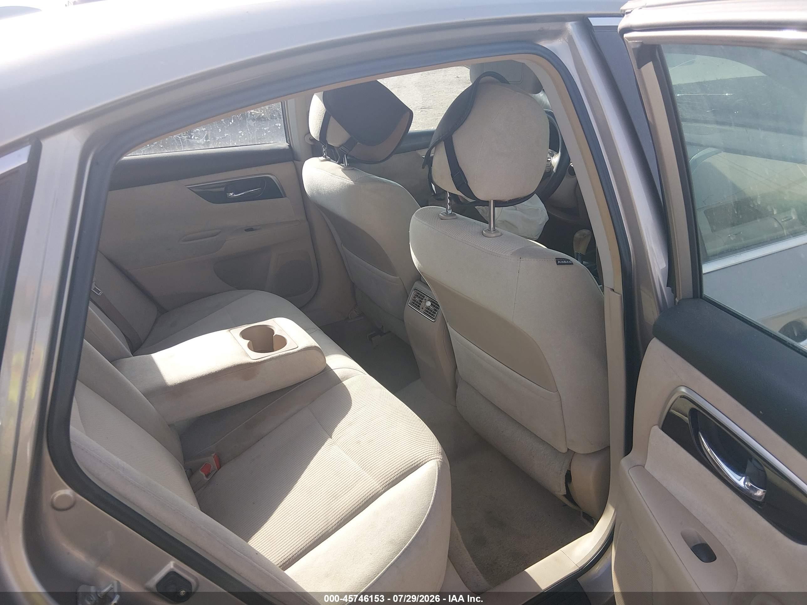 2013 Nissan Altima 2.5 Sv Beige vin: 1N4AL3AP0DN572113