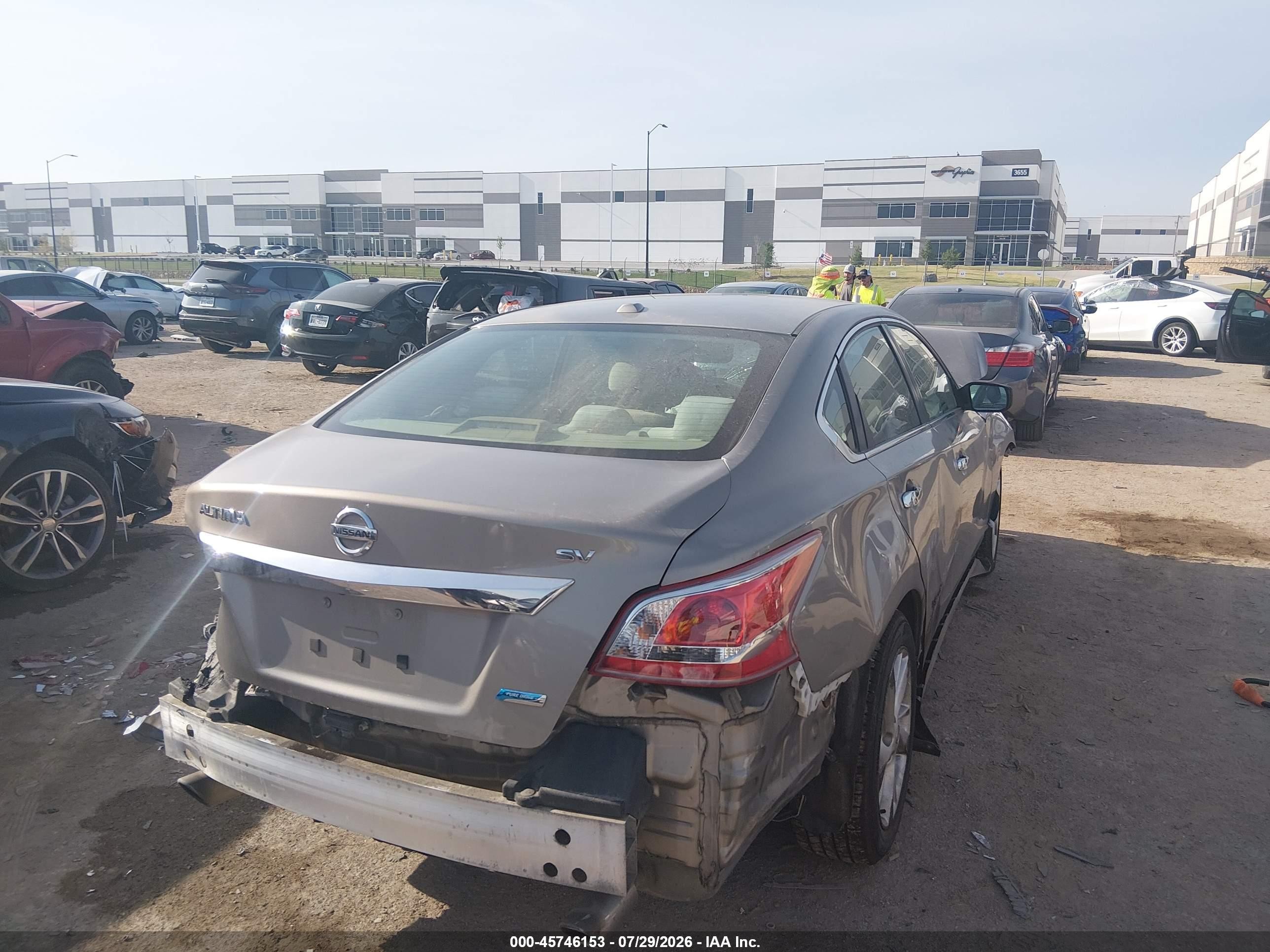 2013 Nissan Altima 2.5 Sv Beige vin: 1N4AL3AP0DN572113