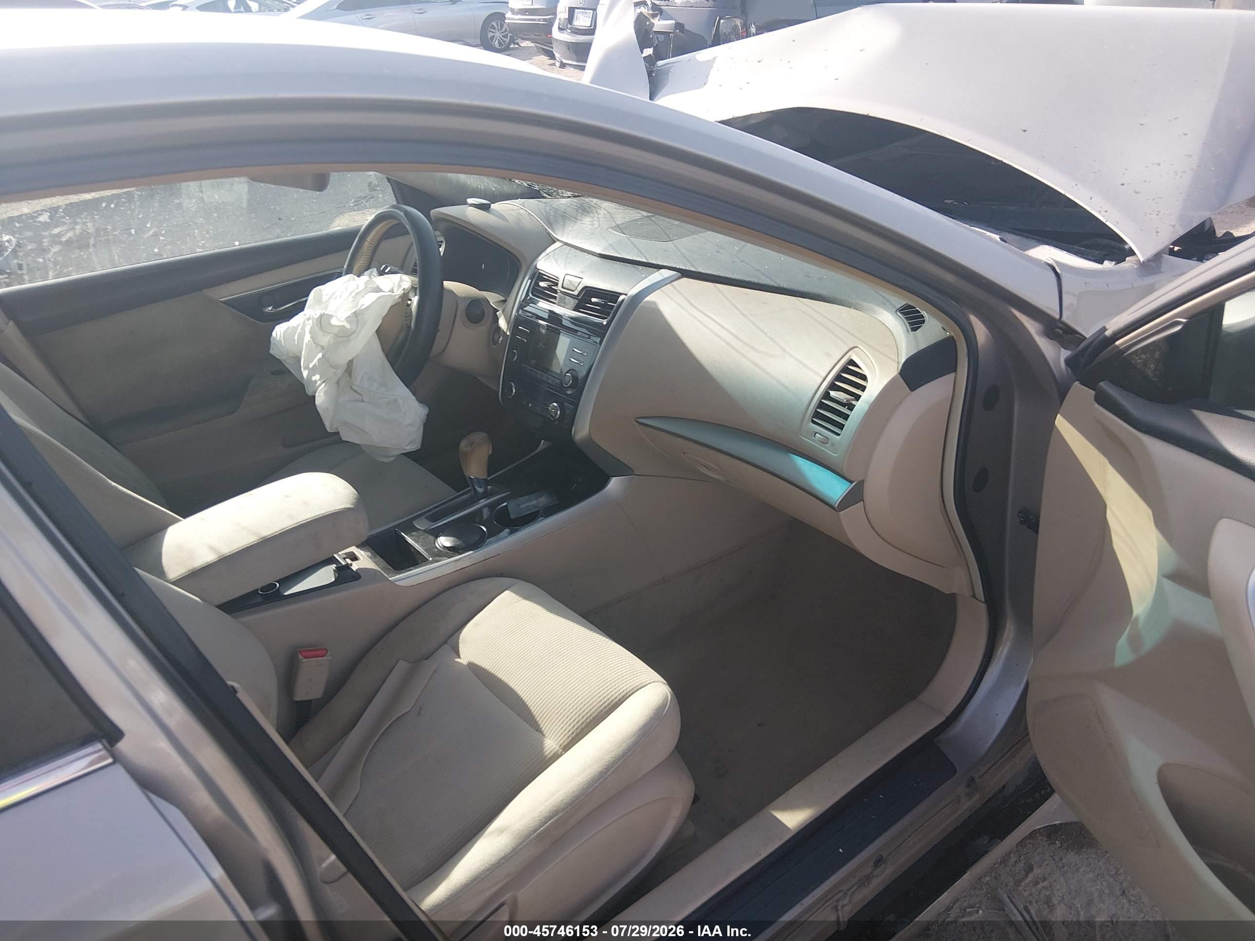 2013 Nissan Altima 2.5 Sv Beige vin: 1N4AL3AP0DN572113