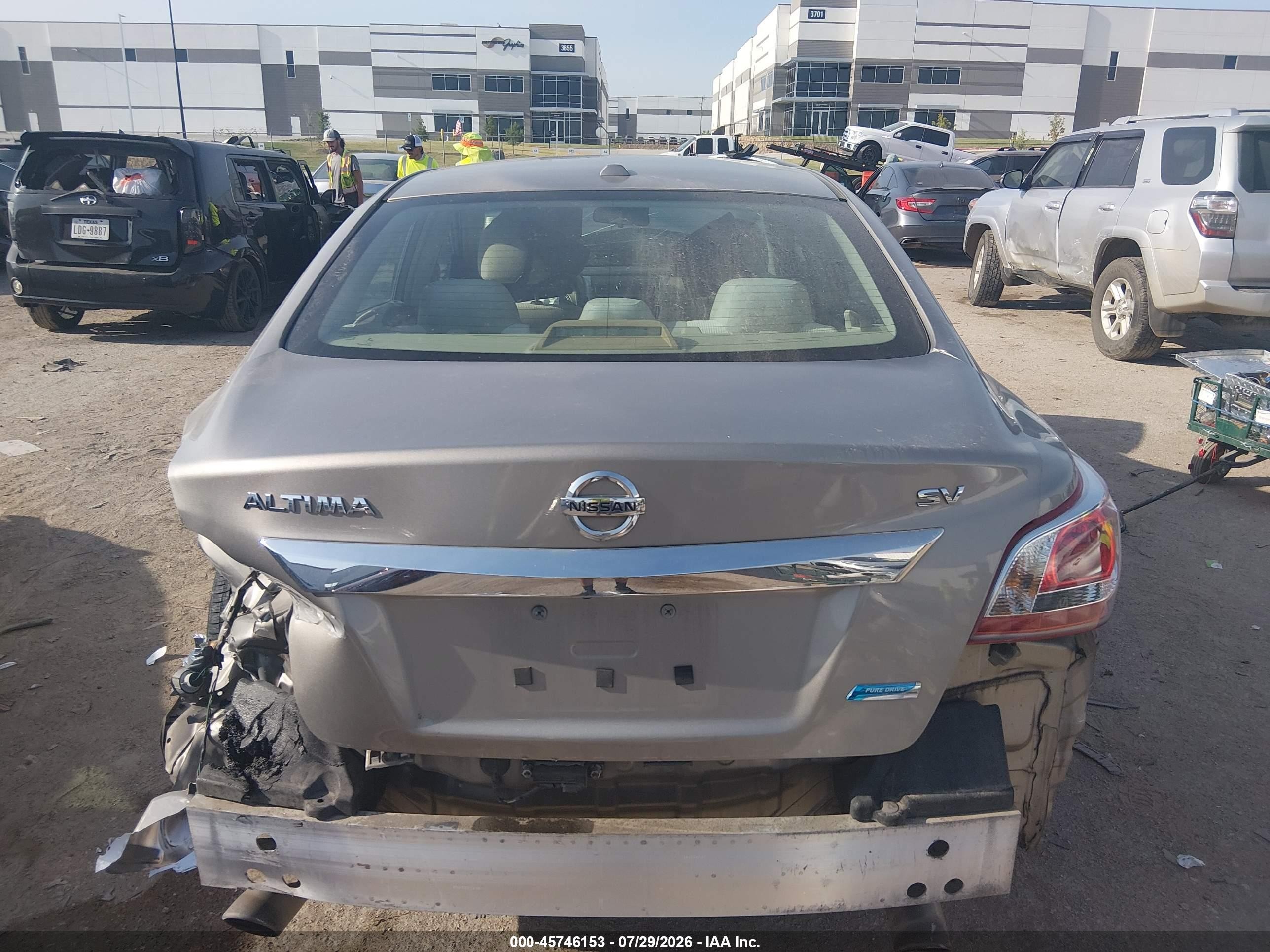 2013 Nissan Altima 2.5 Sv Beige vin: 1N4AL3AP0DN572113
