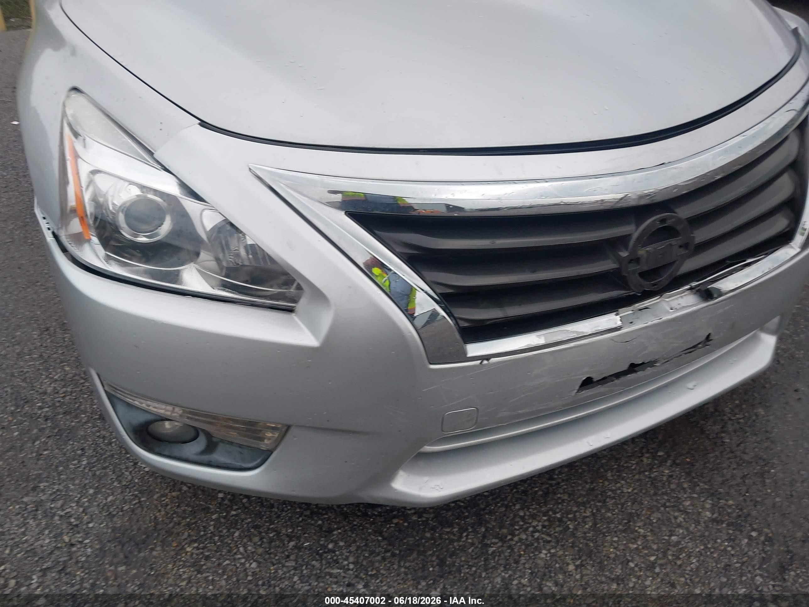 2013 Nissan Altima 2.5 Sl Silver vin: 1N4AL3AP0DN585945