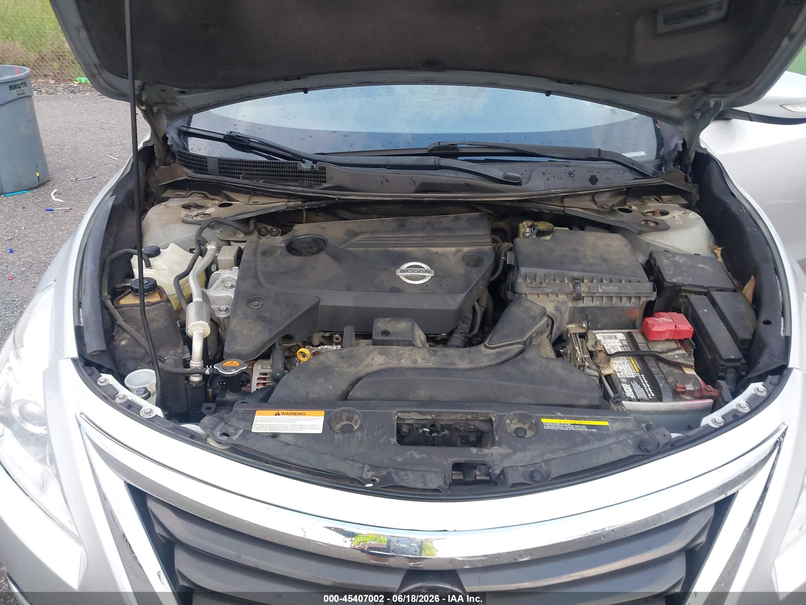 2013 Nissan Altima 2.5 Sl Silver vin: 1N4AL3AP0DN585945