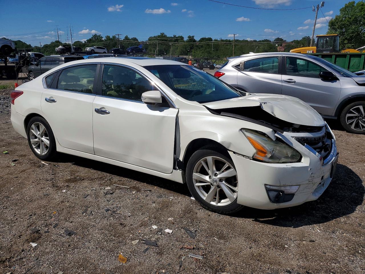 2013 Nissan Altima 2.5 White vin: 1N4AL3AP0DN587923