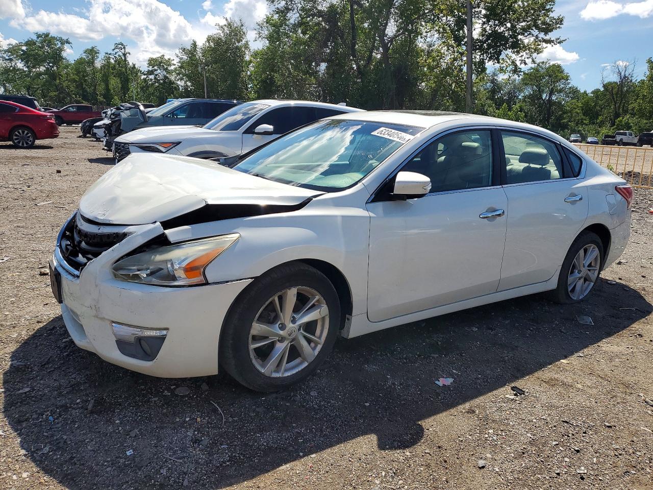 2013 Nissan Altima 2.5 White vin: 1N4AL3AP0DN587923