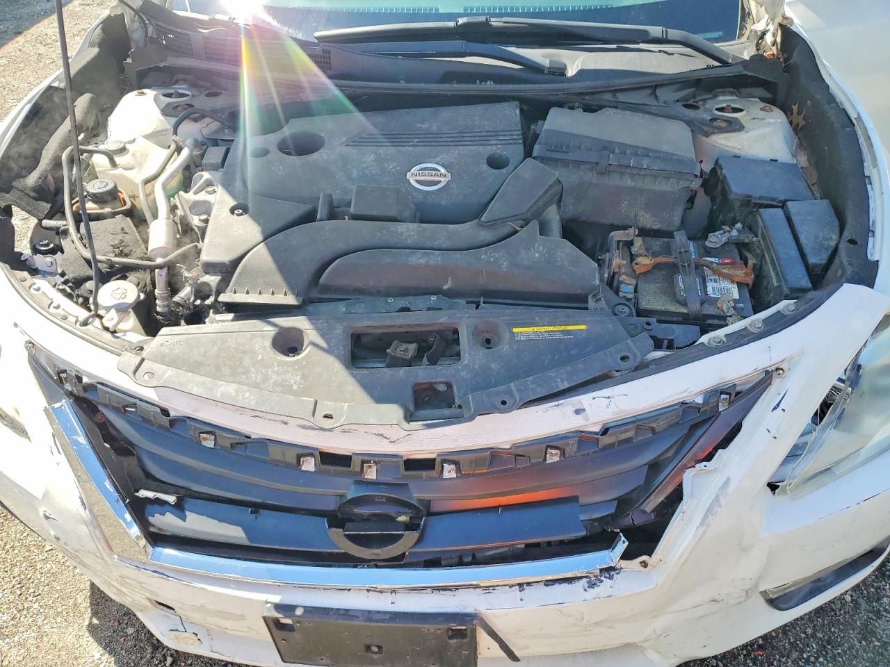 2013 Nissan Altima 2.5 White vin: 1N4AL3AP0DN587923