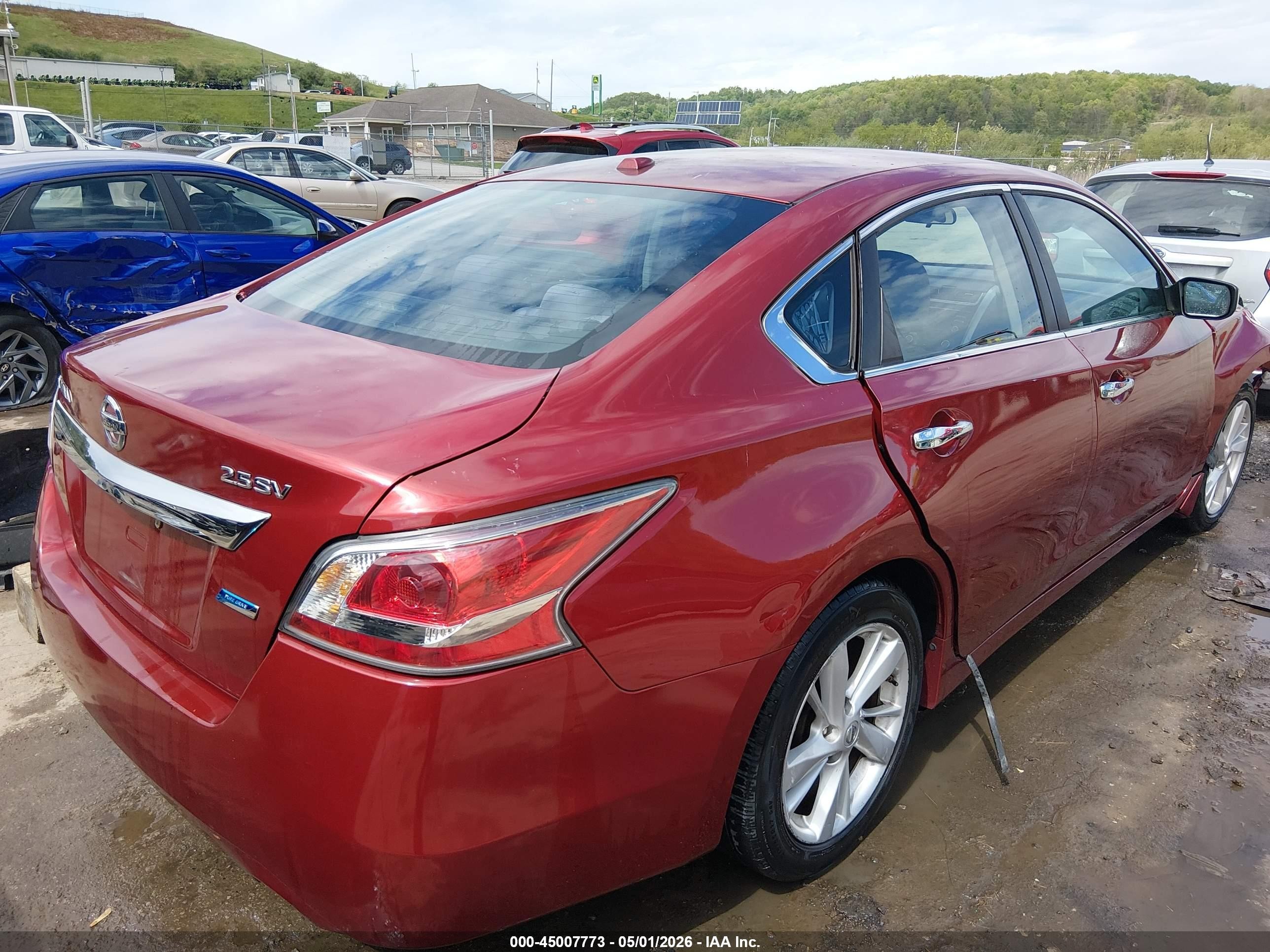 2014 Nissan Altima 2.5 Sv Red vin: 1N4AL3AP0EC100698