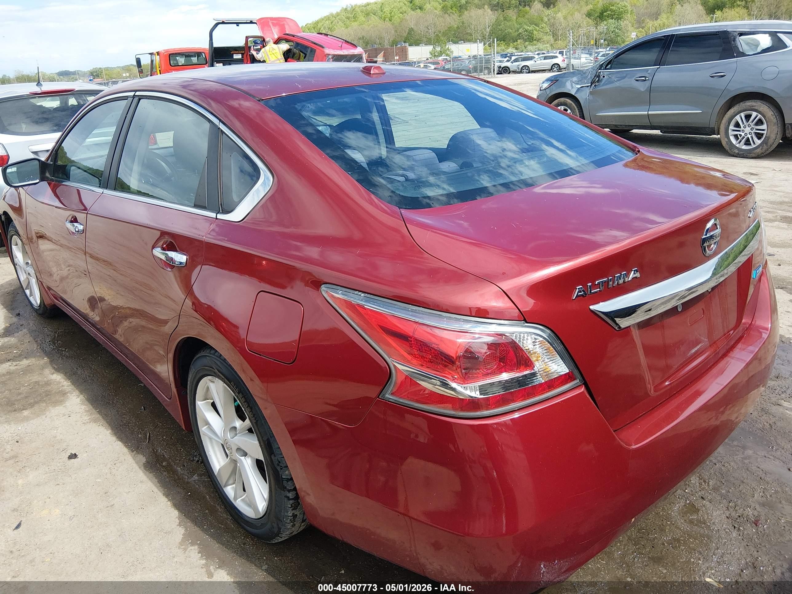 2014 Nissan Altima 2.5 Sv Red vin: 1N4AL3AP0EC100698