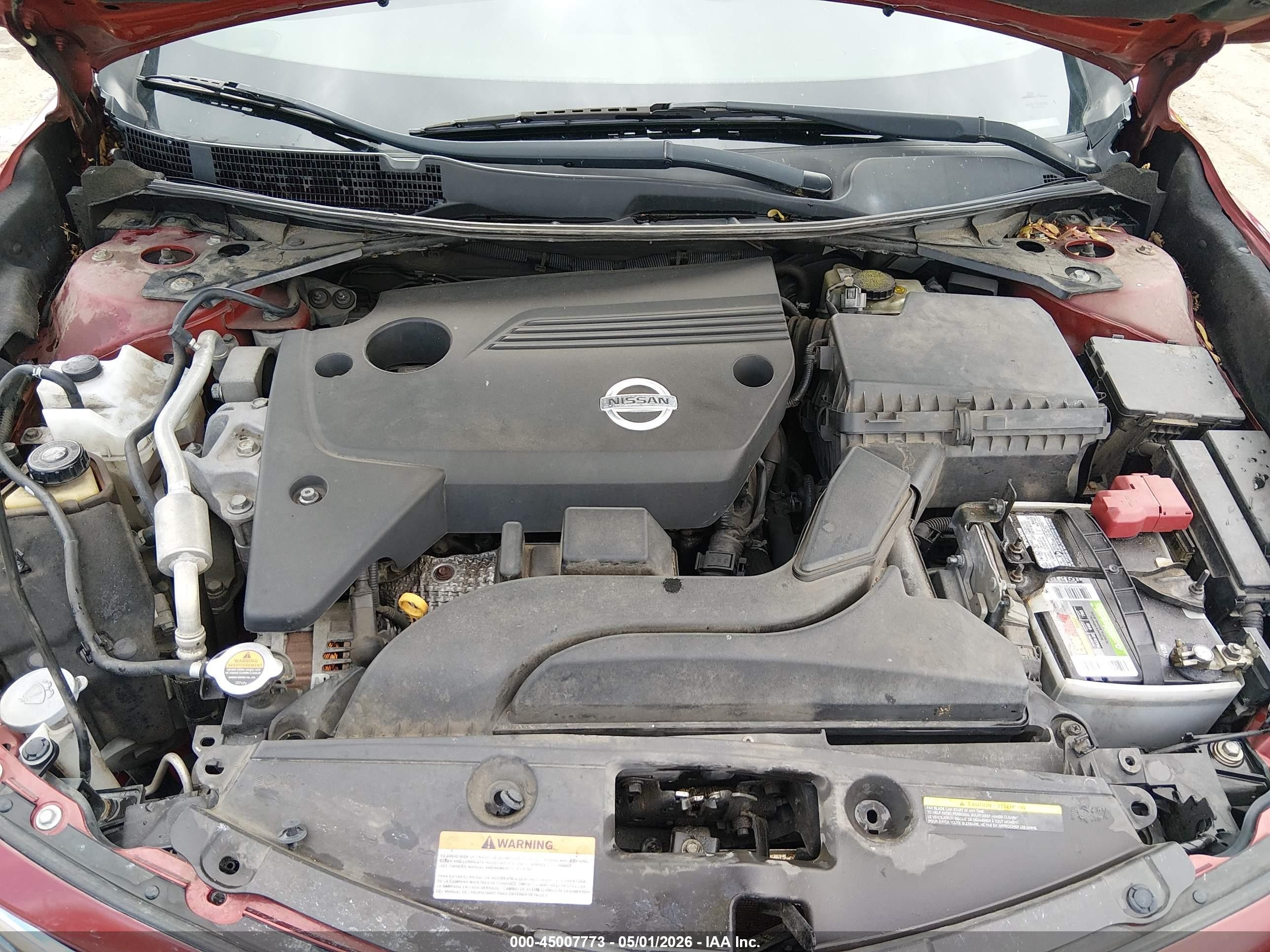 2014 Nissan Altima 2.5 Sv Red vin: 1N4AL3AP0EC100698