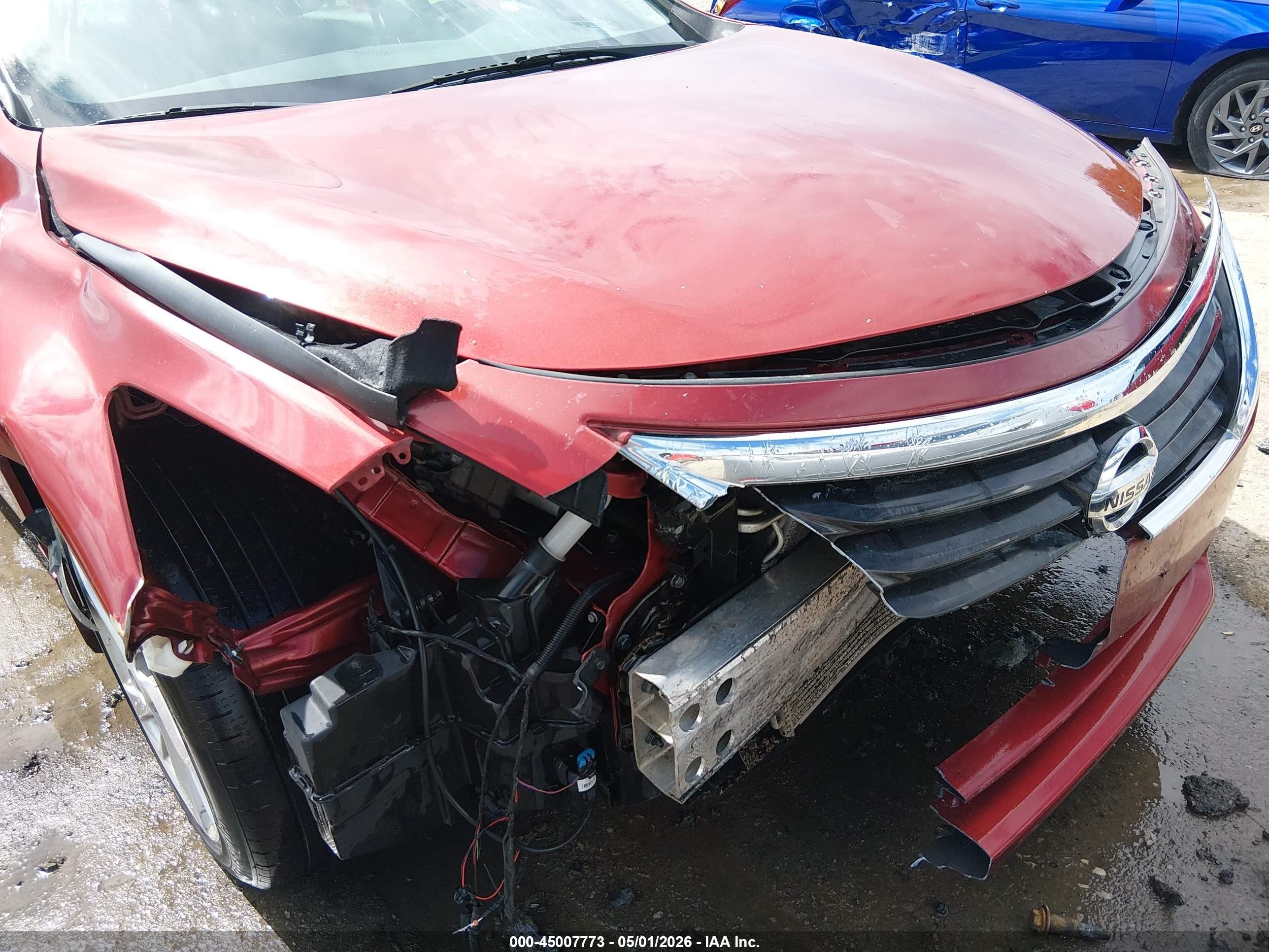 2014 Nissan Altima 2.5 Sv Red vin: 1N4AL3AP0EC100698