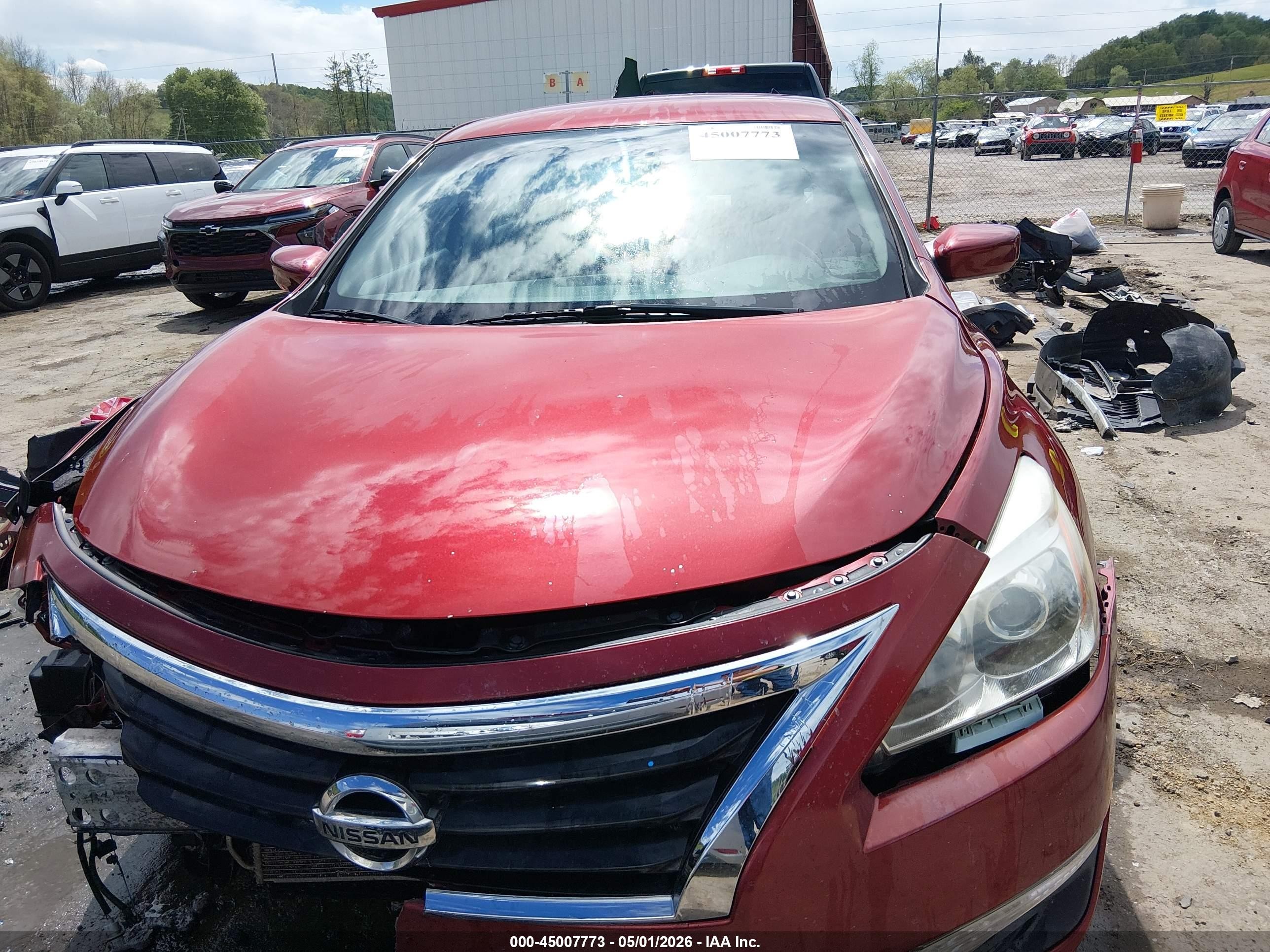 2014 Nissan Altima 2.5 Sv Red vin: 1N4AL3AP0EC100698
