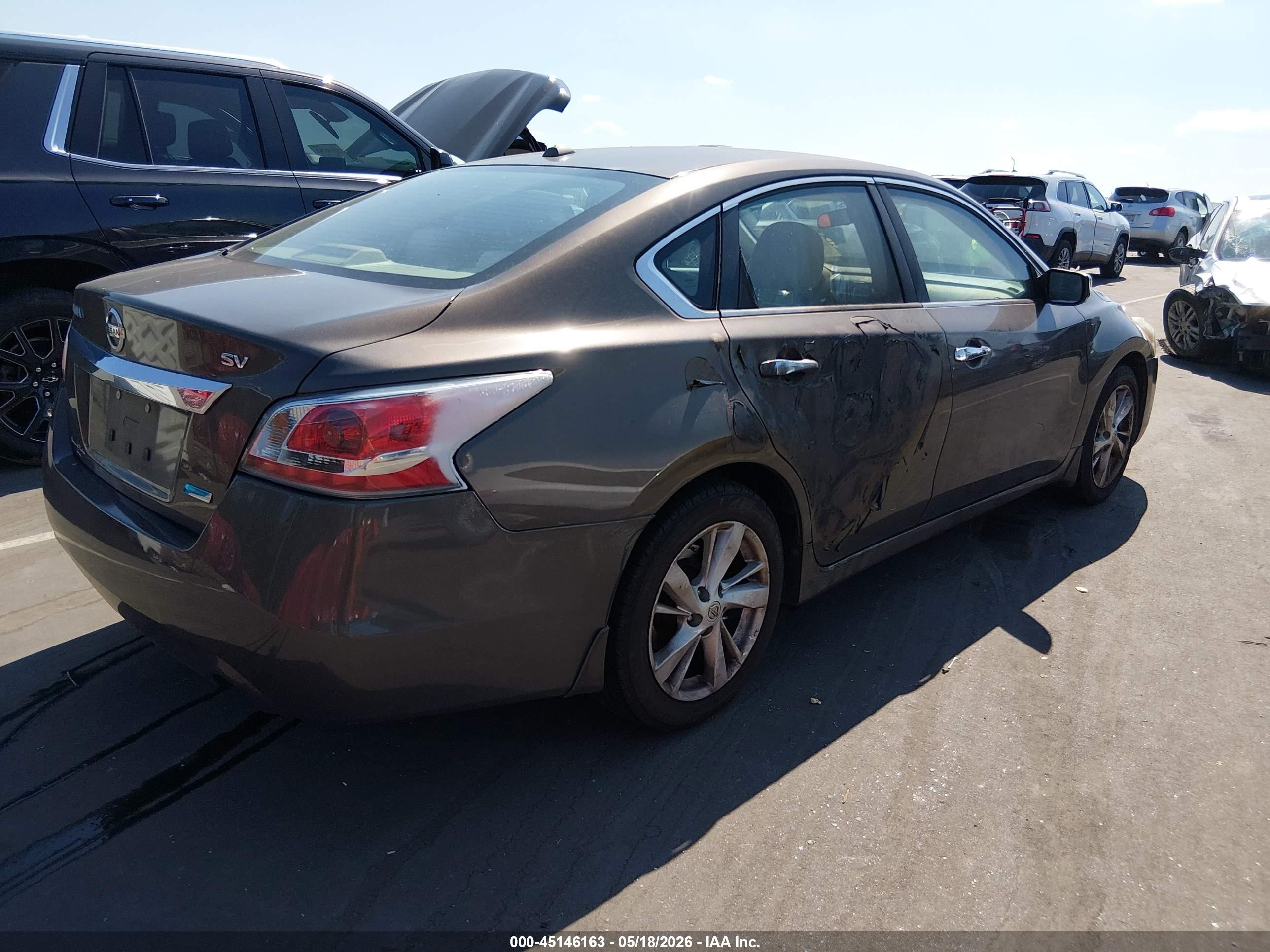 2014 Nissan Altima 2.5 Sv Gray vin: 1N4AL3AP0EC100801
