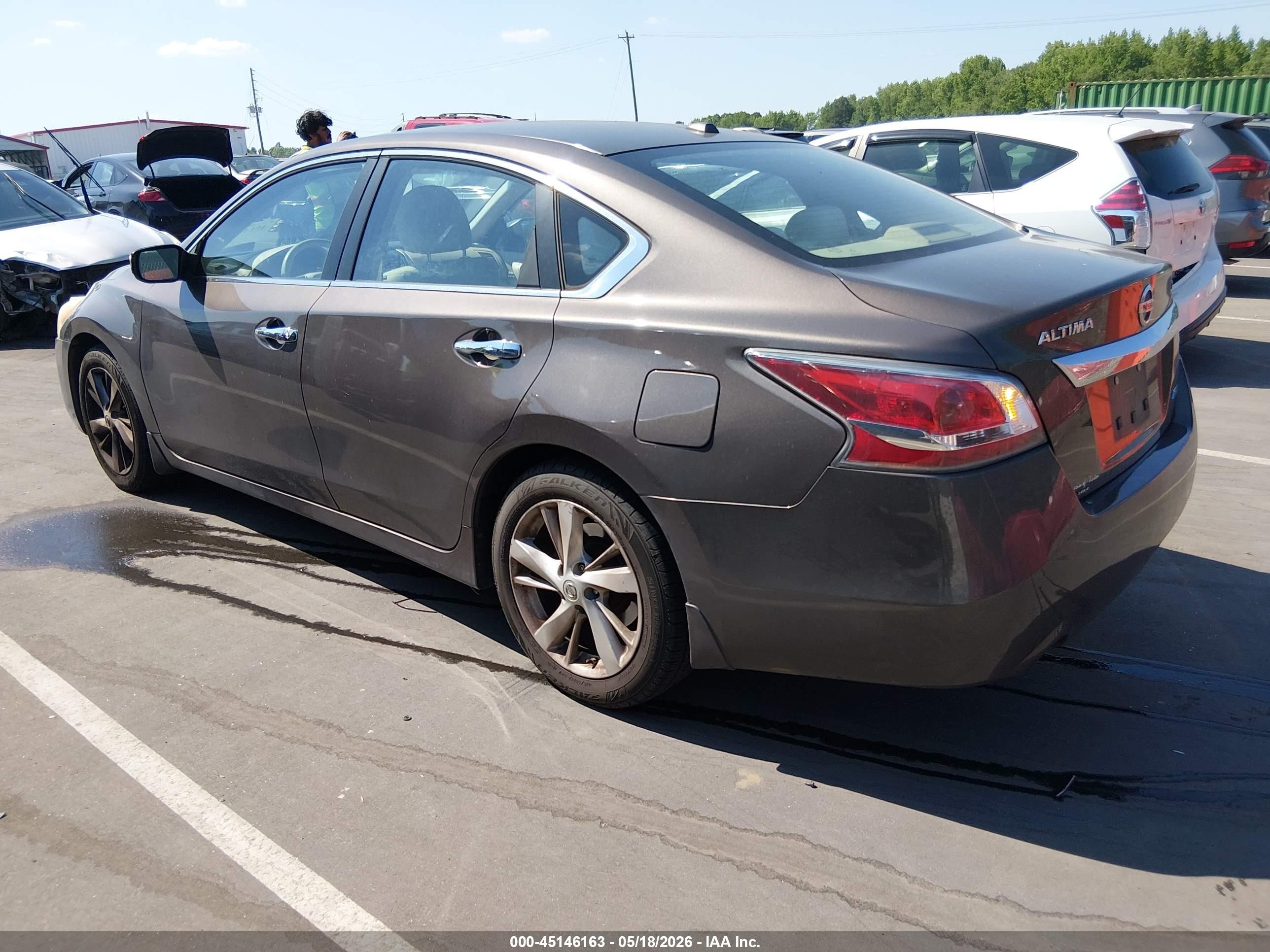 2014 Nissan Altima 2.5 Sv Gray vin: 1N4AL3AP0EC100801