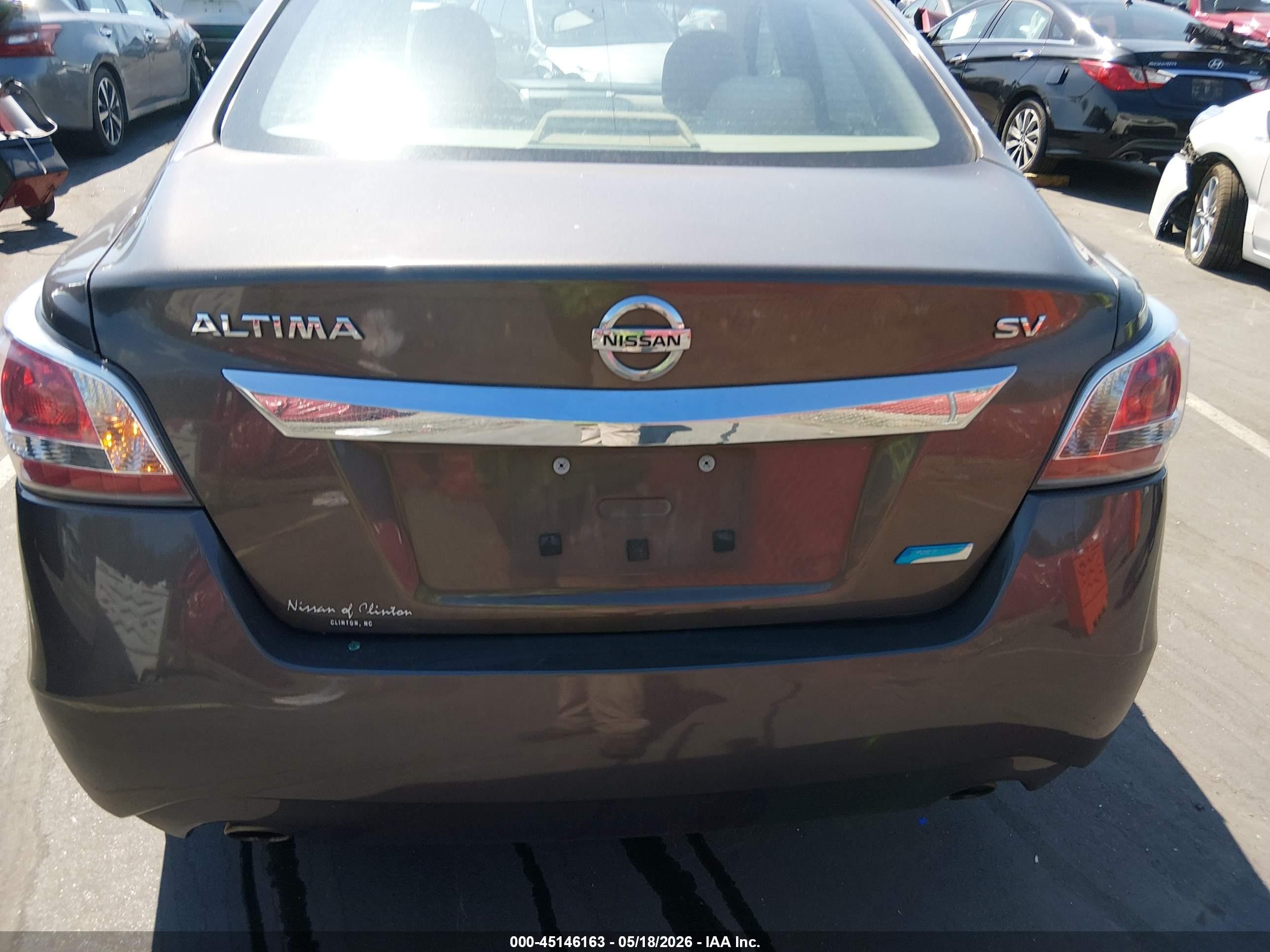 2014 Nissan Altima 2.5 Sv Gray vin: 1N4AL3AP0EC100801