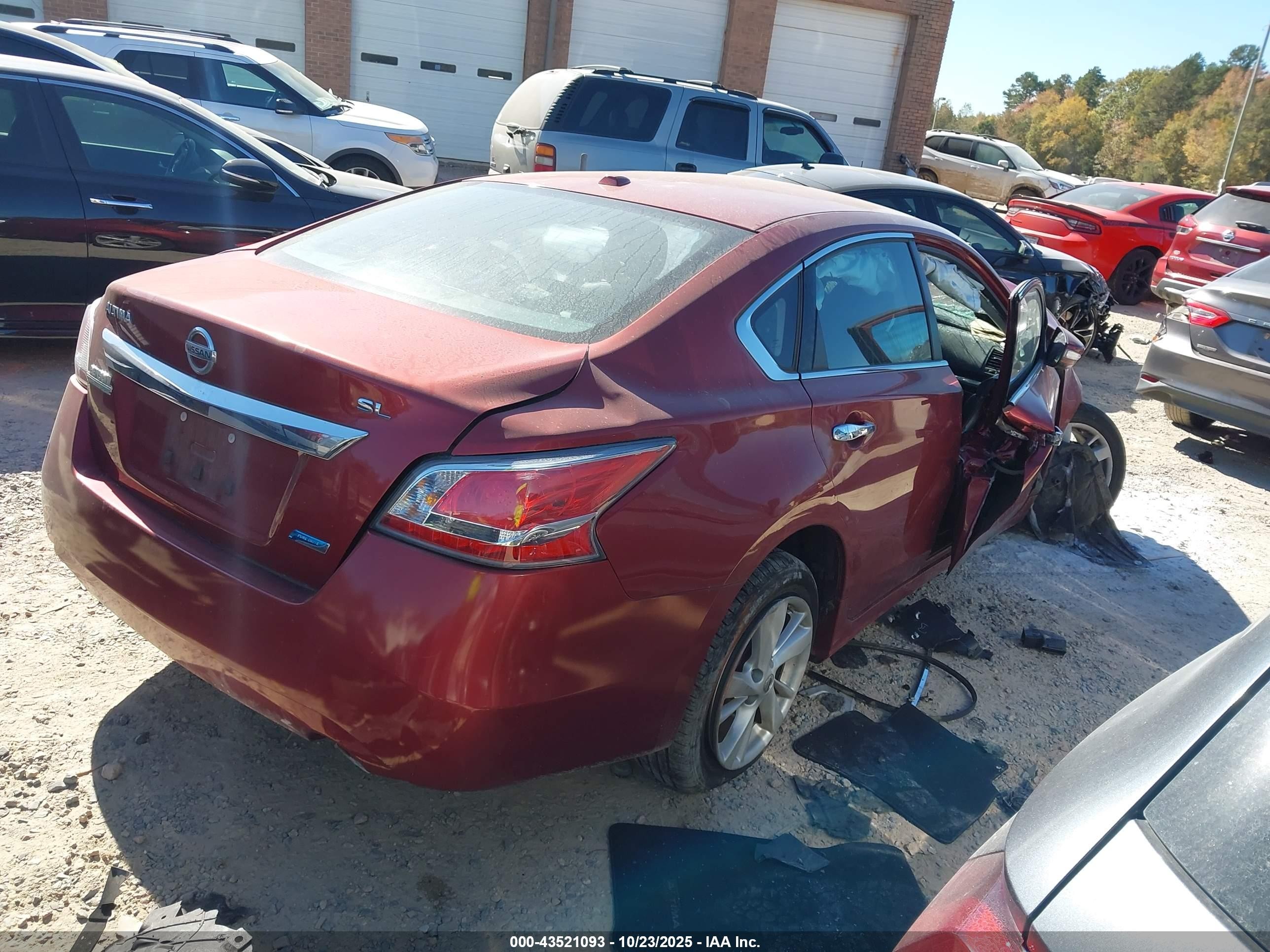 2014 Nissan Altima 2.5 Sl Красный vin: 1N4AL3AP0EC104864