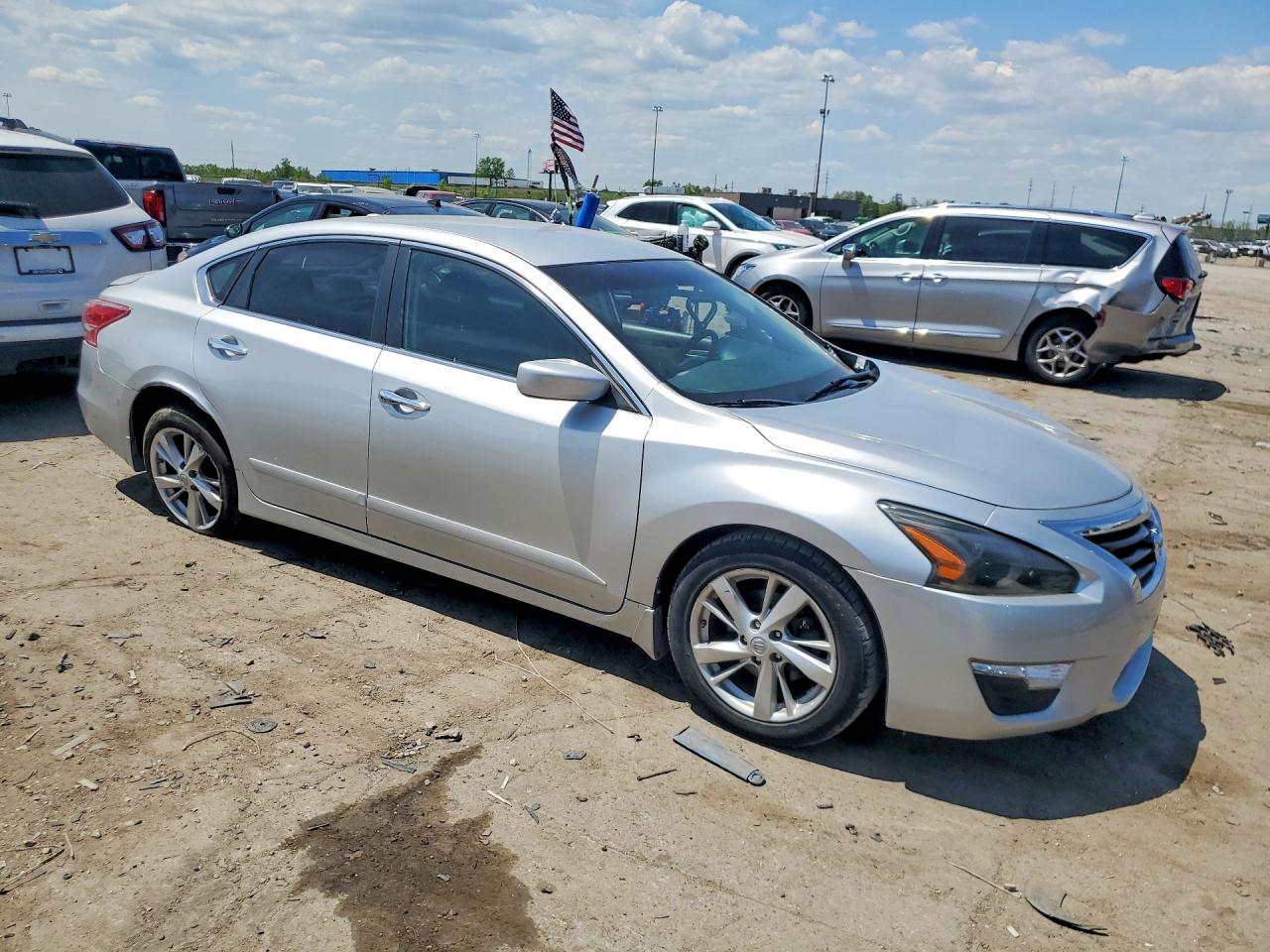 2014 Nissan Altima 2.5 Silver vin: 1N4AL3AP0EC108316