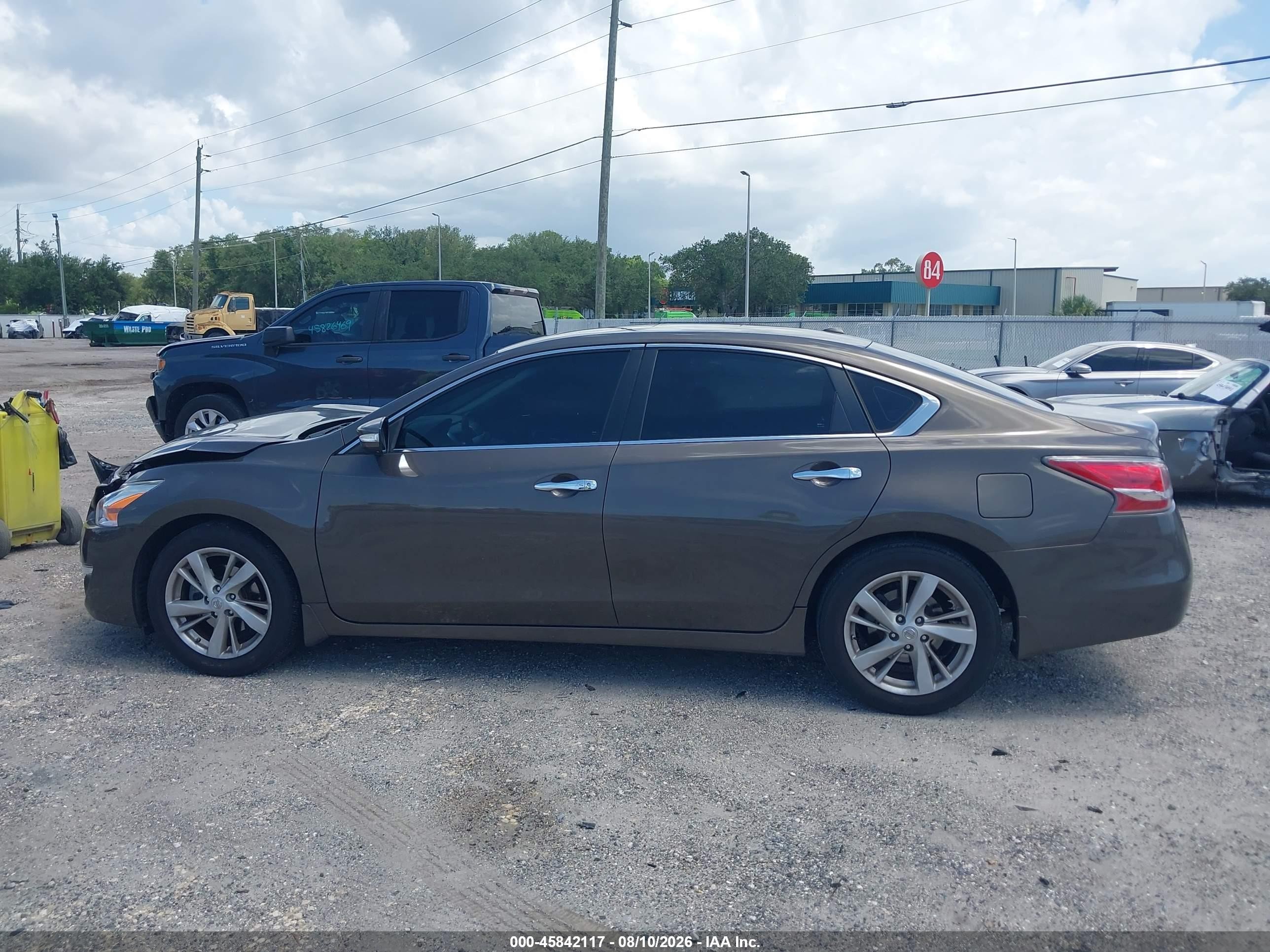2014 Nissan Altima 2.5 Sl Gray vin: 1N4AL3AP0EC112463