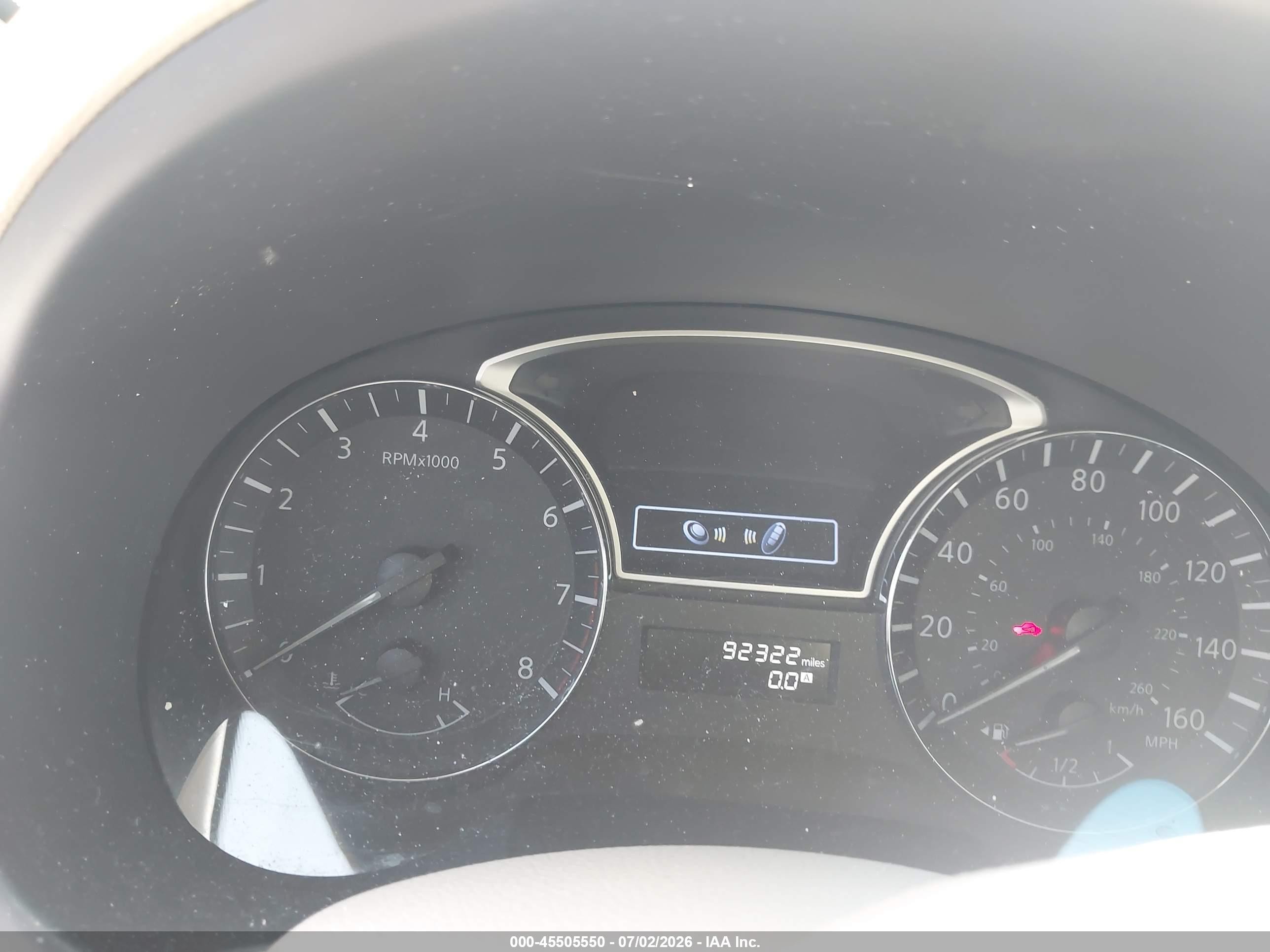 2014 Nissan Altima 2.5 Sv White vin: 1N4AL3AP0EC115282