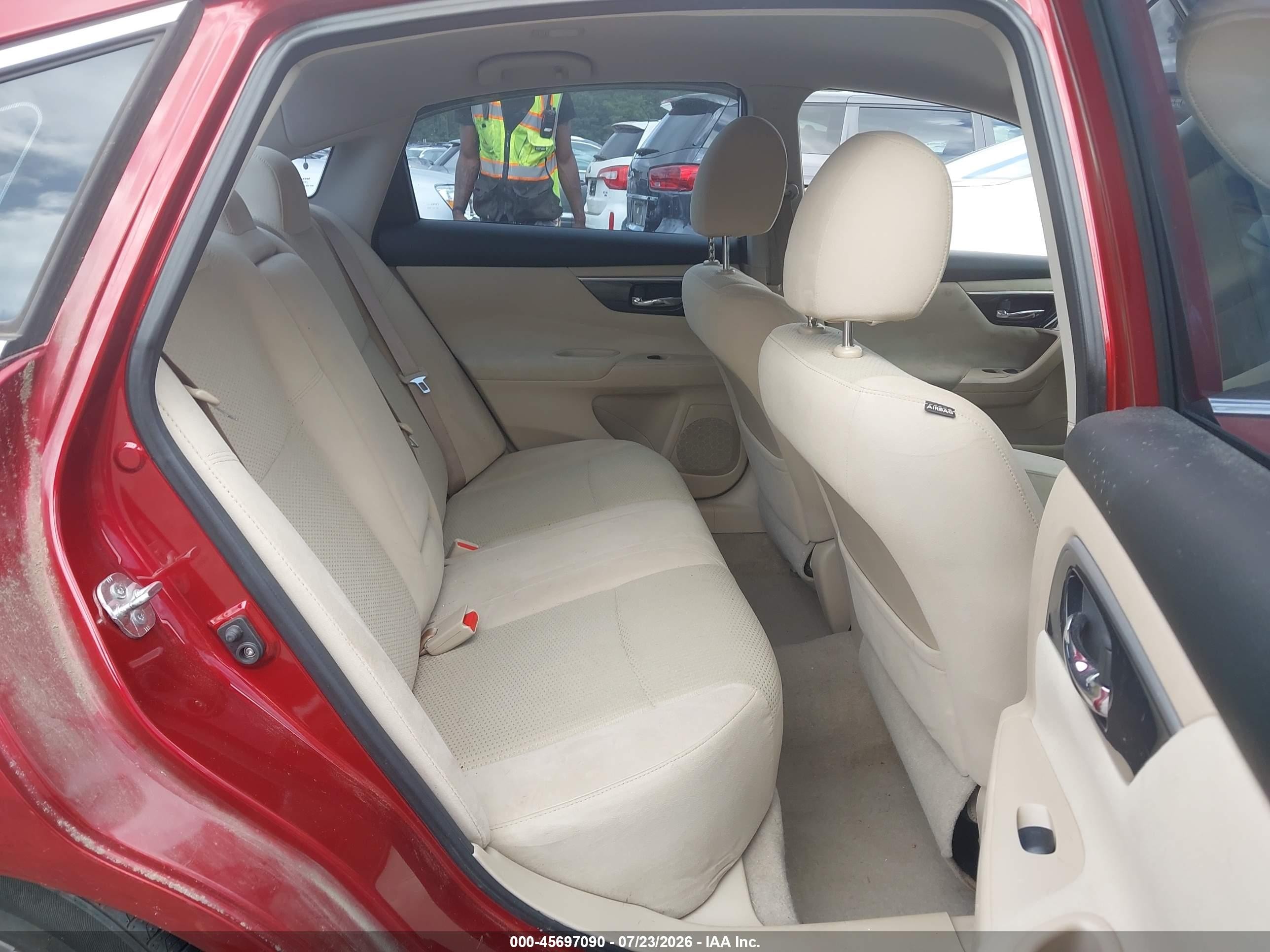 2014 Nissan Altima 2.5 S Красный vin: 1N4AL3AP0EC141588