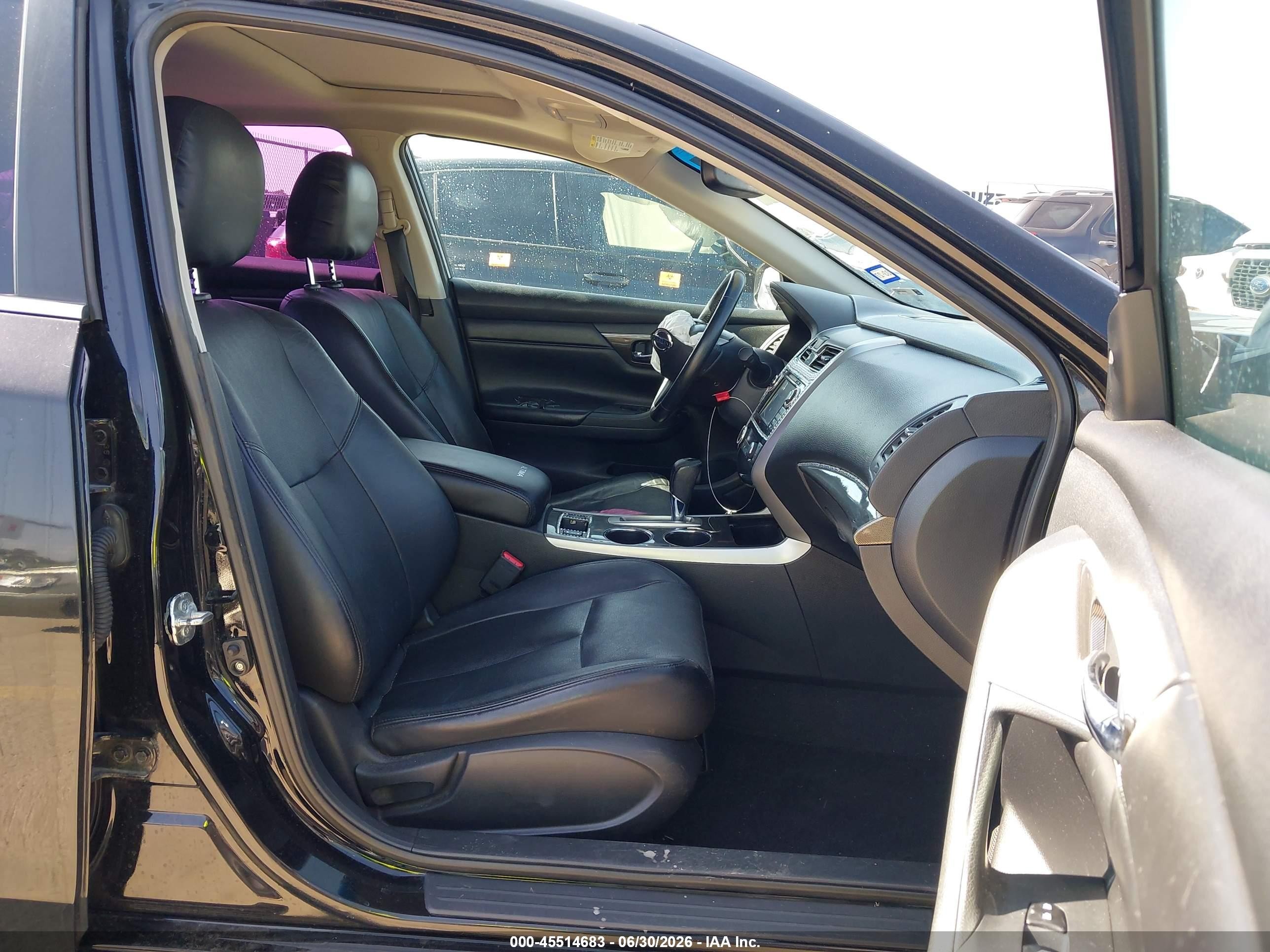 2014 Nissan Altima 2.5 Sl Black vin: 1N4AL3AP0EC143552