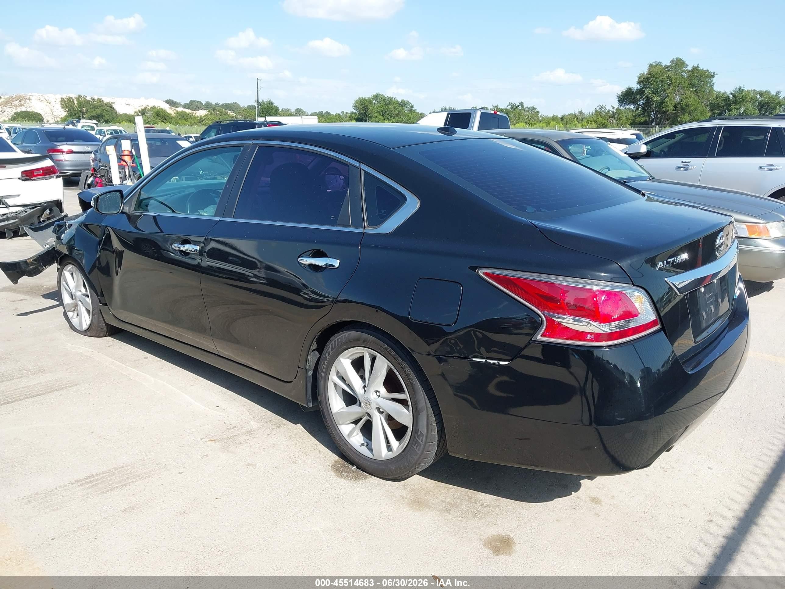 2014 Nissan Altima 2.5 Sl Black vin: 1N4AL3AP0EC143552