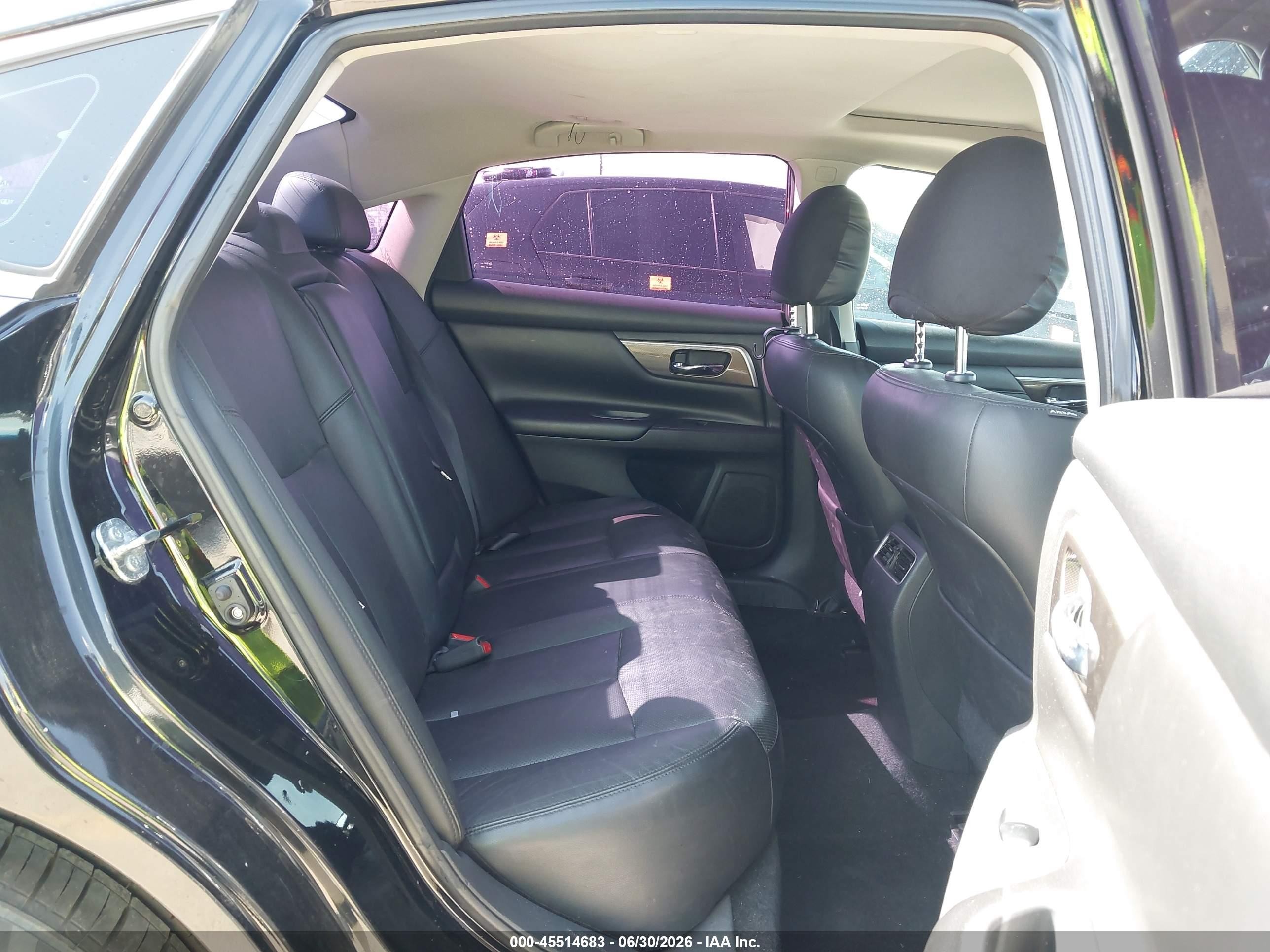 2014 Nissan Altima 2.5 Sl Black vin: 1N4AL3AP0EC143552