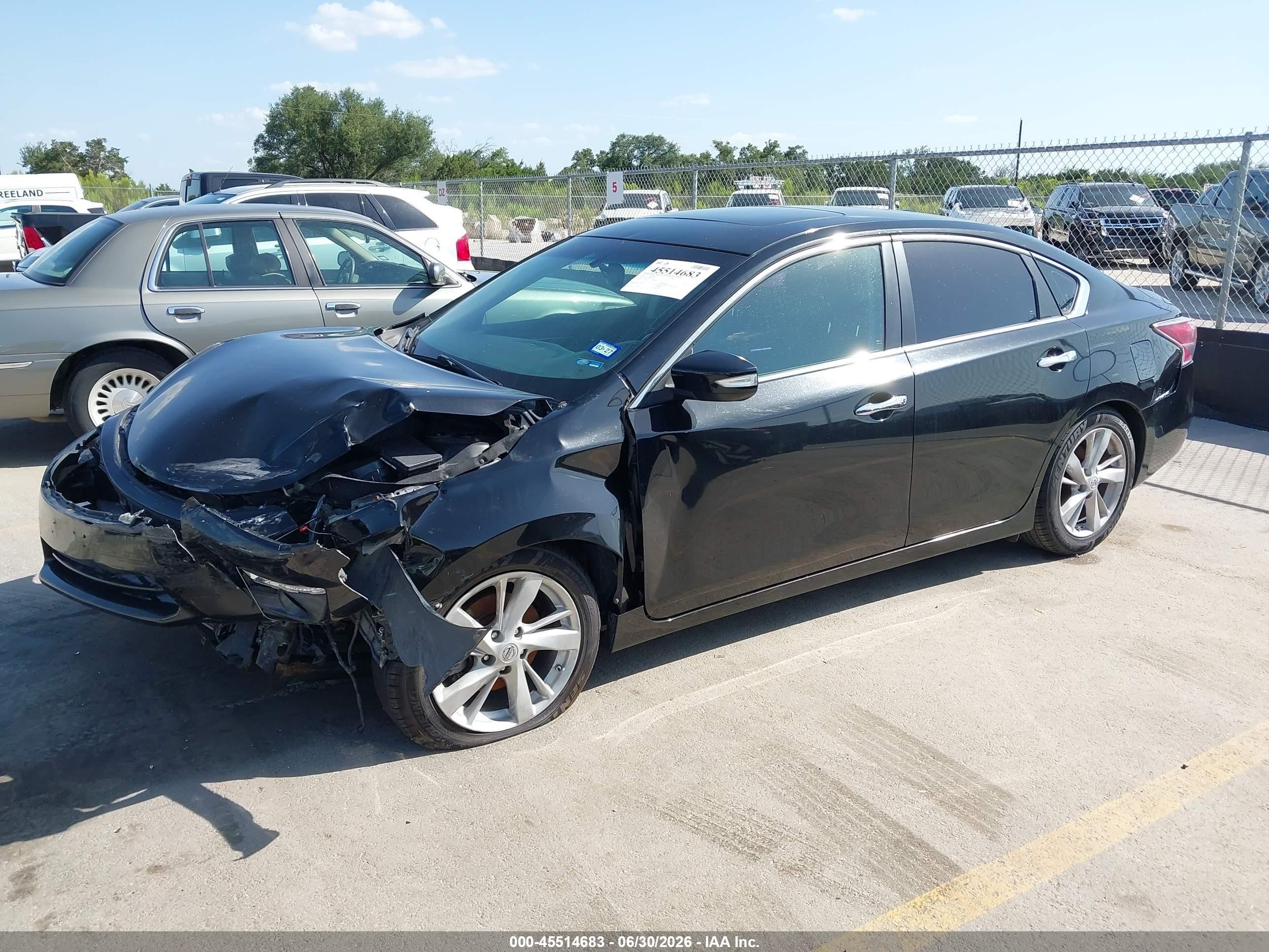 2014 Nissan Altima 2.5 Sl Black vin: 1N4AL3AP0EC143552