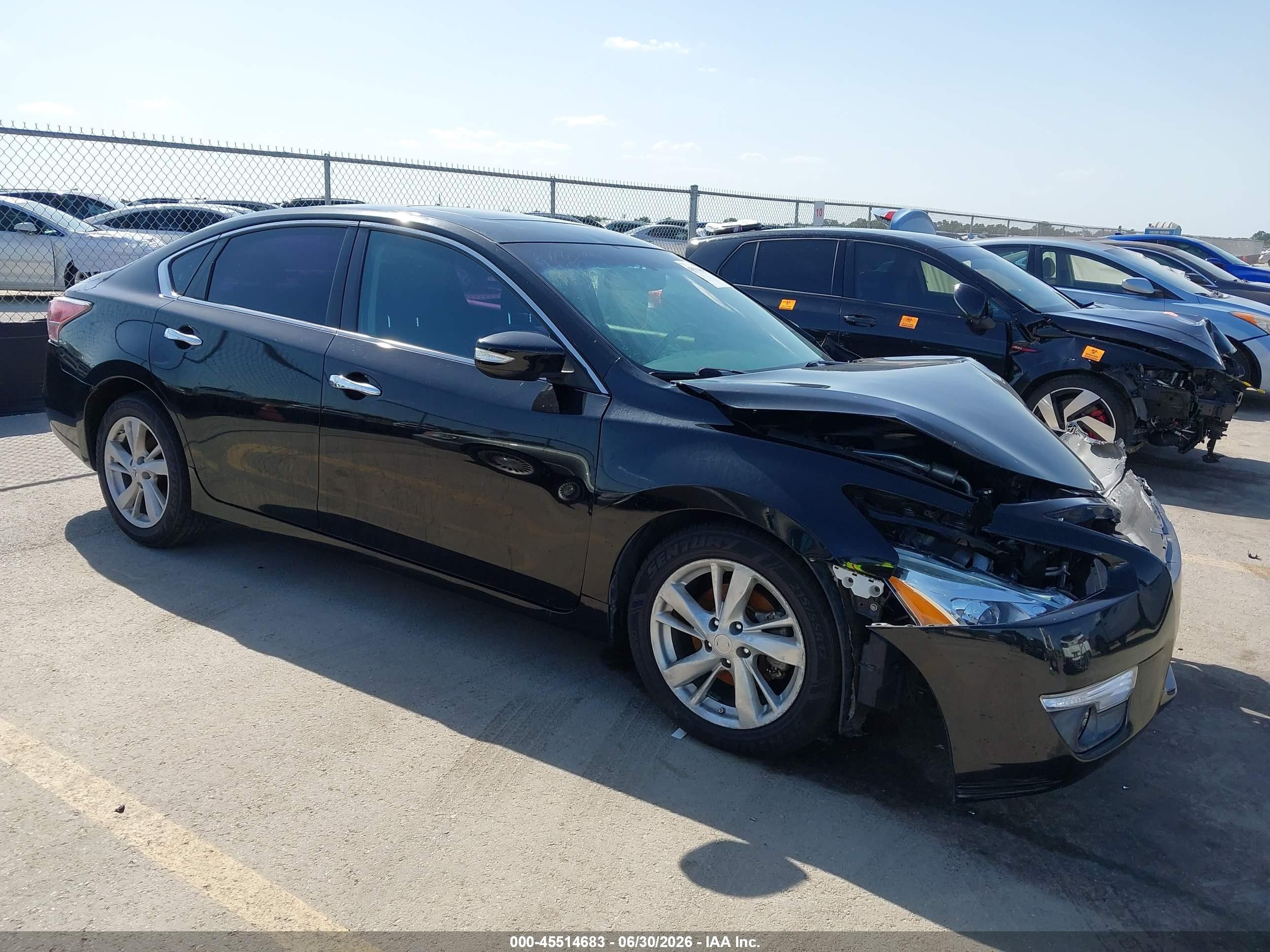 2014 Nissan Altima 2.5 Sl Black vin: 1N4AL3AP0EC143552