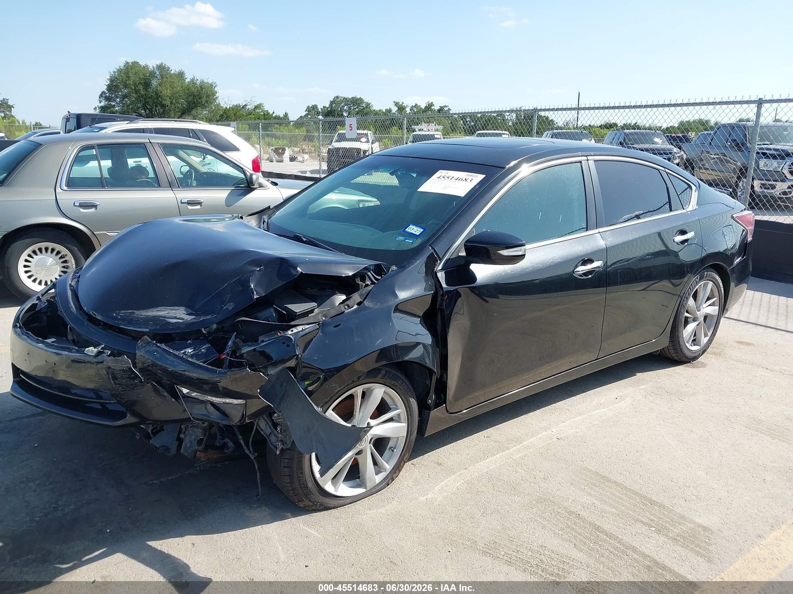 2014 Nissan Altima 2.5 Sl Black vin: 1N4AL3AP0EC143552