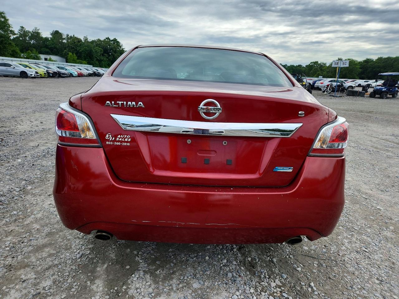 2014 Nissan Altima 2.5 S Красный vin: 1N4AL3AP0EC148718