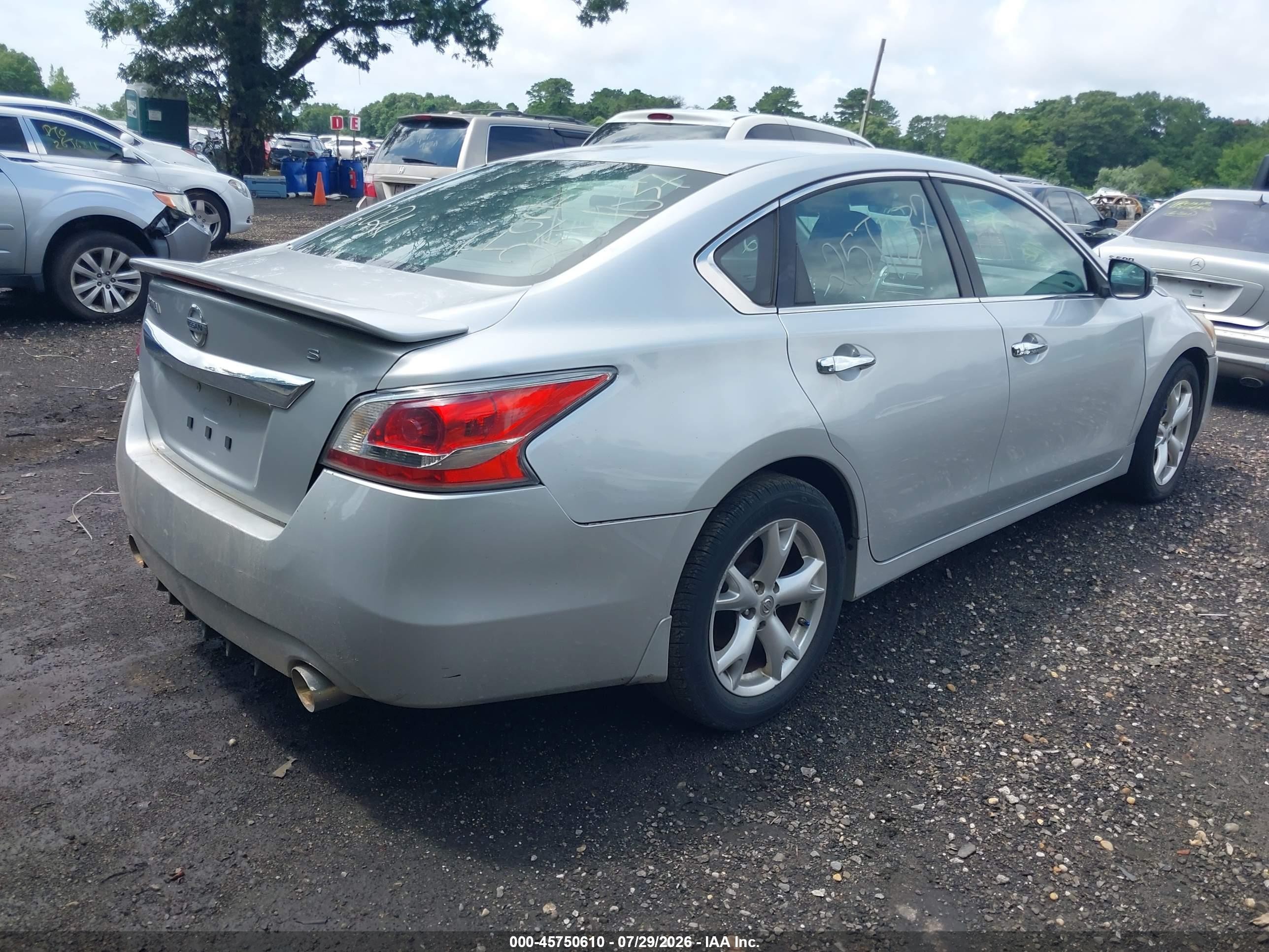 2014 Nissan Altima 2.5 S Silver vin: 1N4AL3AP0EC149433