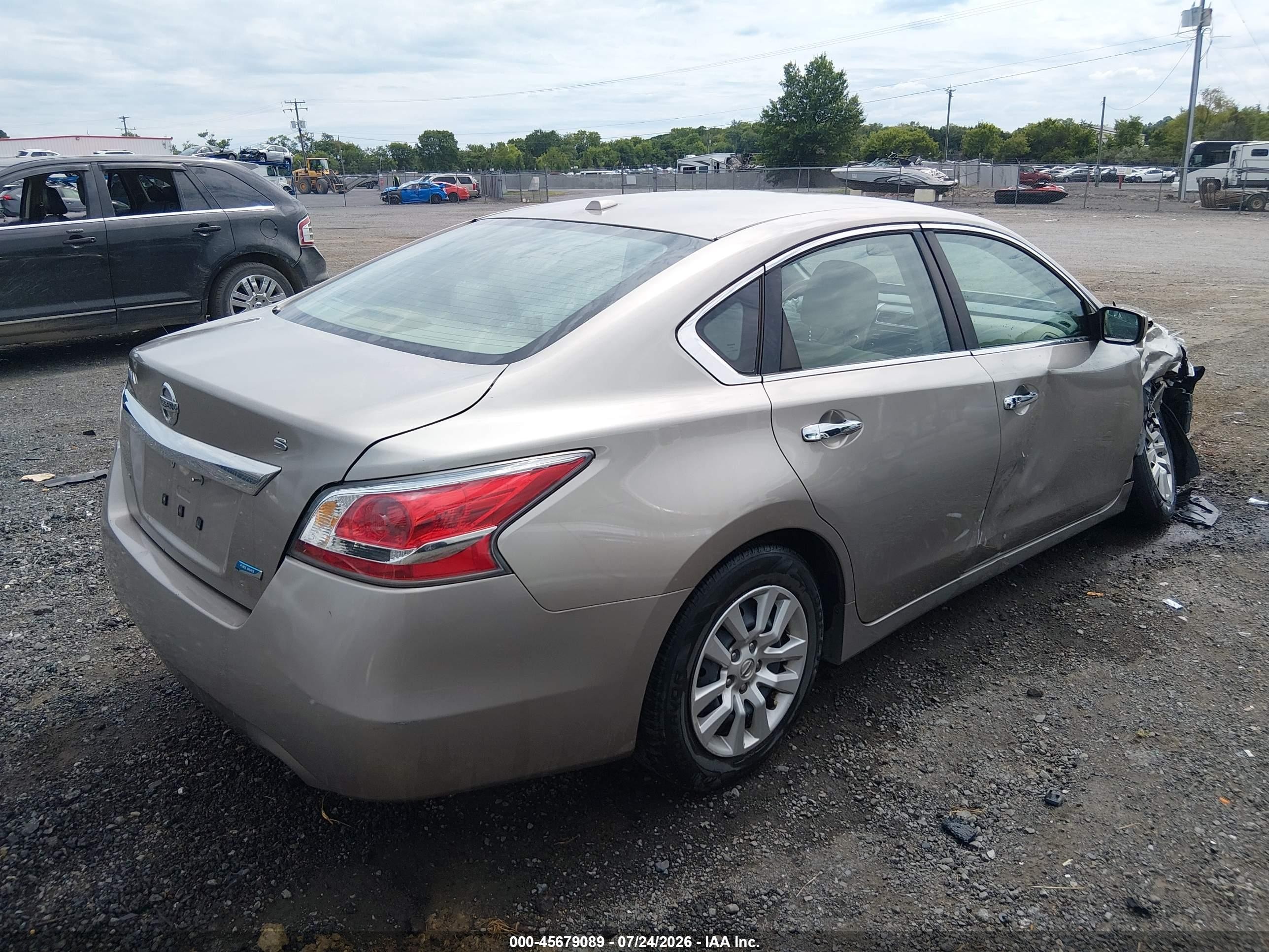 2014 Nissan Altima 2.5 S Beige vin: 1N4AL3AP0EC169729