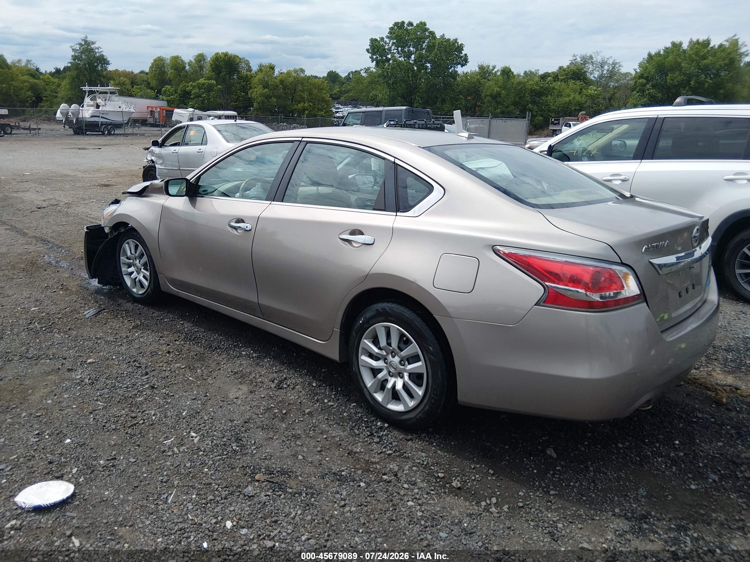 2014 Nissan Altima 2.5 S Beige vin: 1N4AL3AP0EC169729