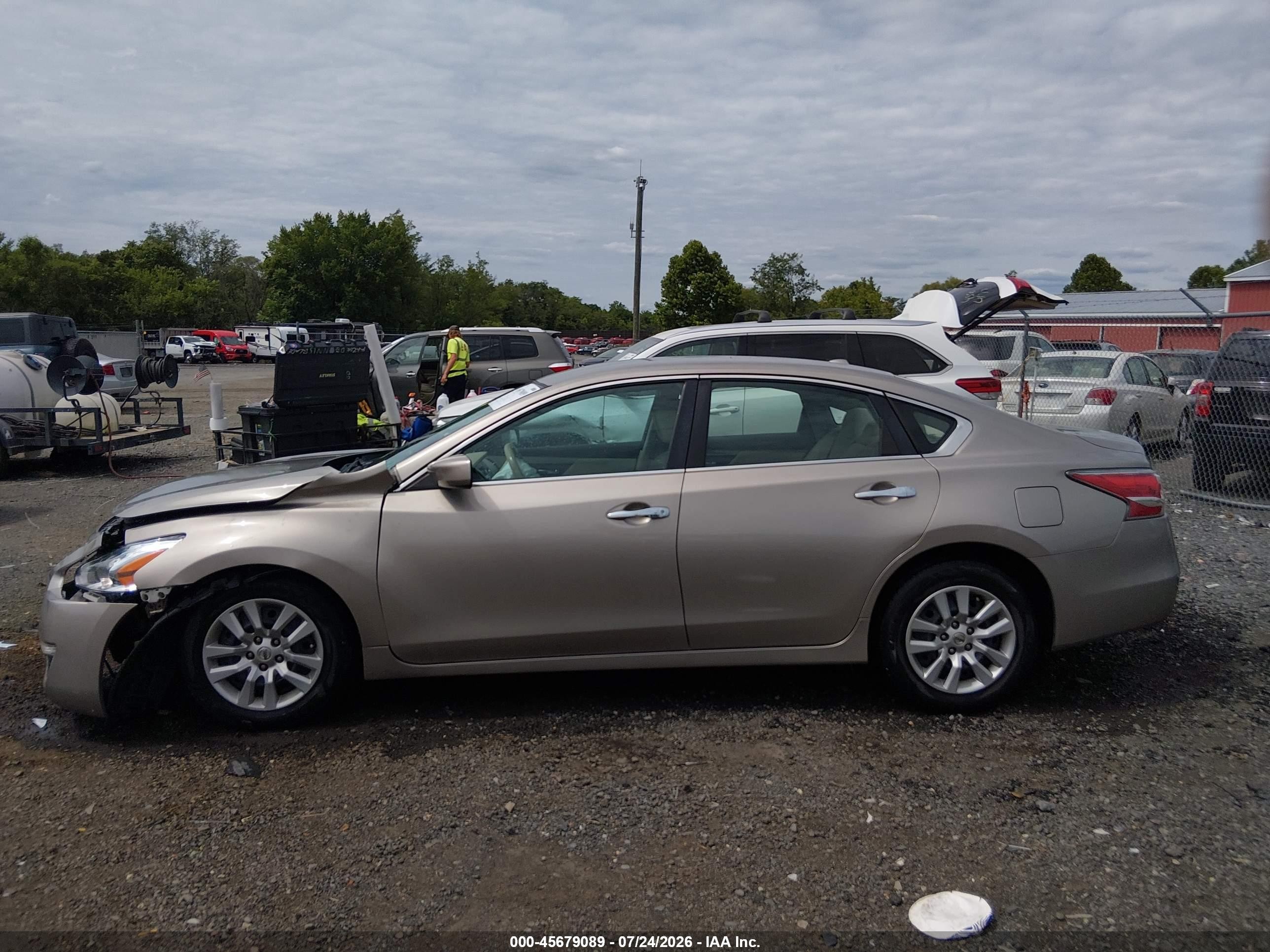 2014 Nissan Altima 2.5 S Beige vin: 1N4AL3AP0EC169729